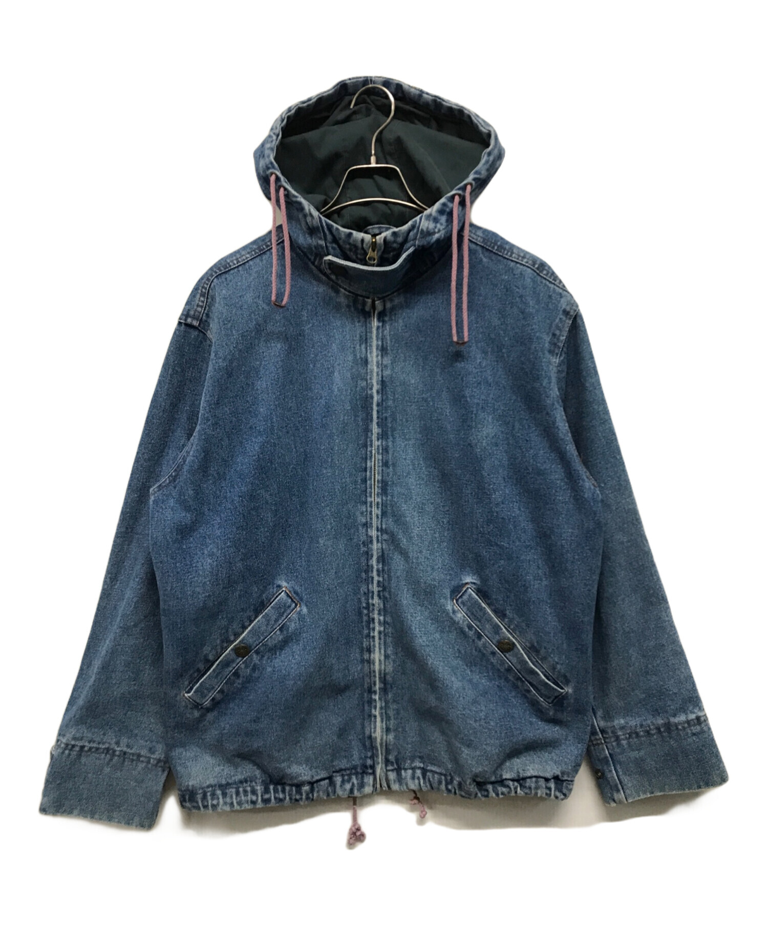 希少90s セントジョンズベイ デニムジャケットパーカー ストリート アメカジ 中古・古着通販】ST JOHN'S BAY (セントジョンズベイ) チンストラップ