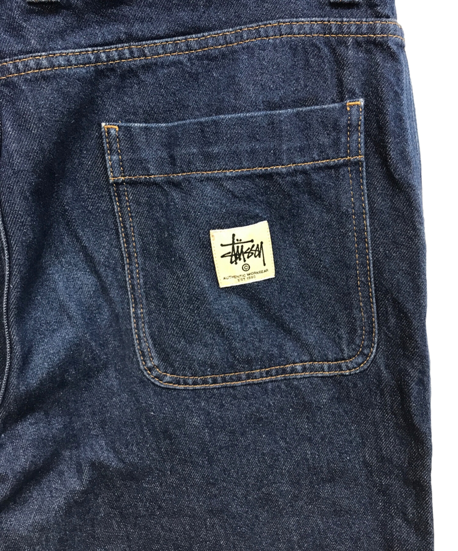 中古・古着通販】stussy (ステューシー) Denim Double Knee Pant