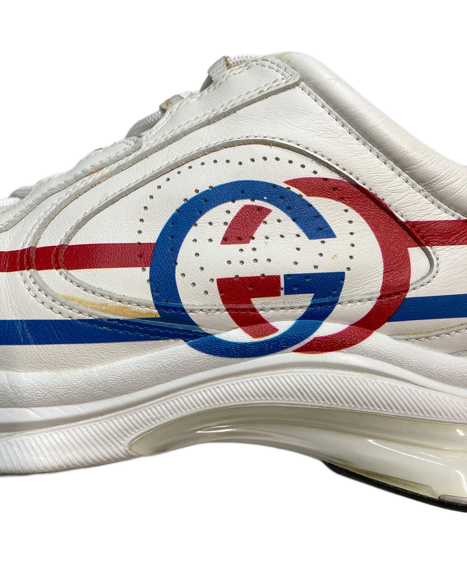 中古・古着通販】GUCCI (グッチ) インターロッキングG Run レザー