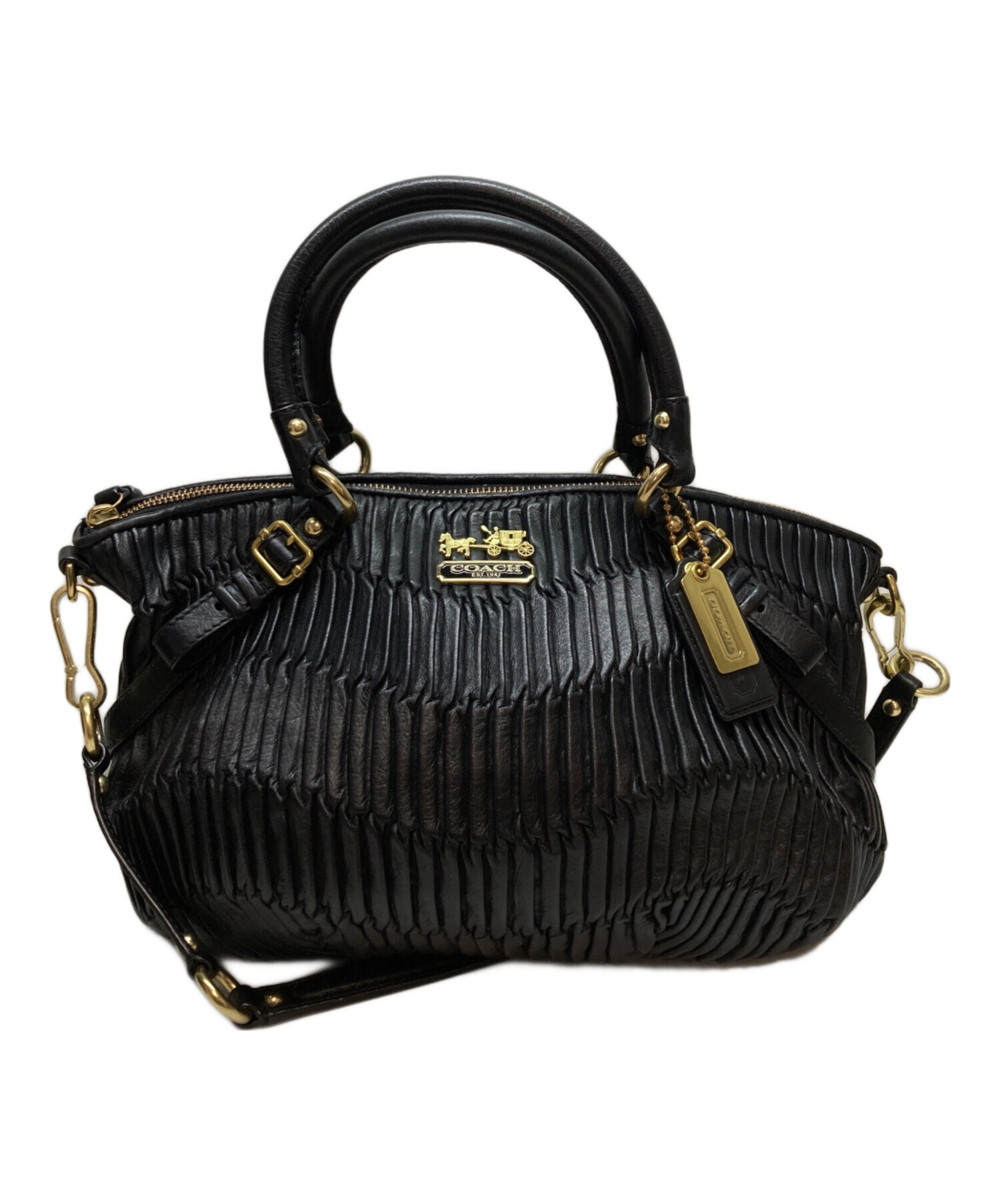 中古・古着通販】COACH (コーチ) マディソンギャザー 2WAYショルダー