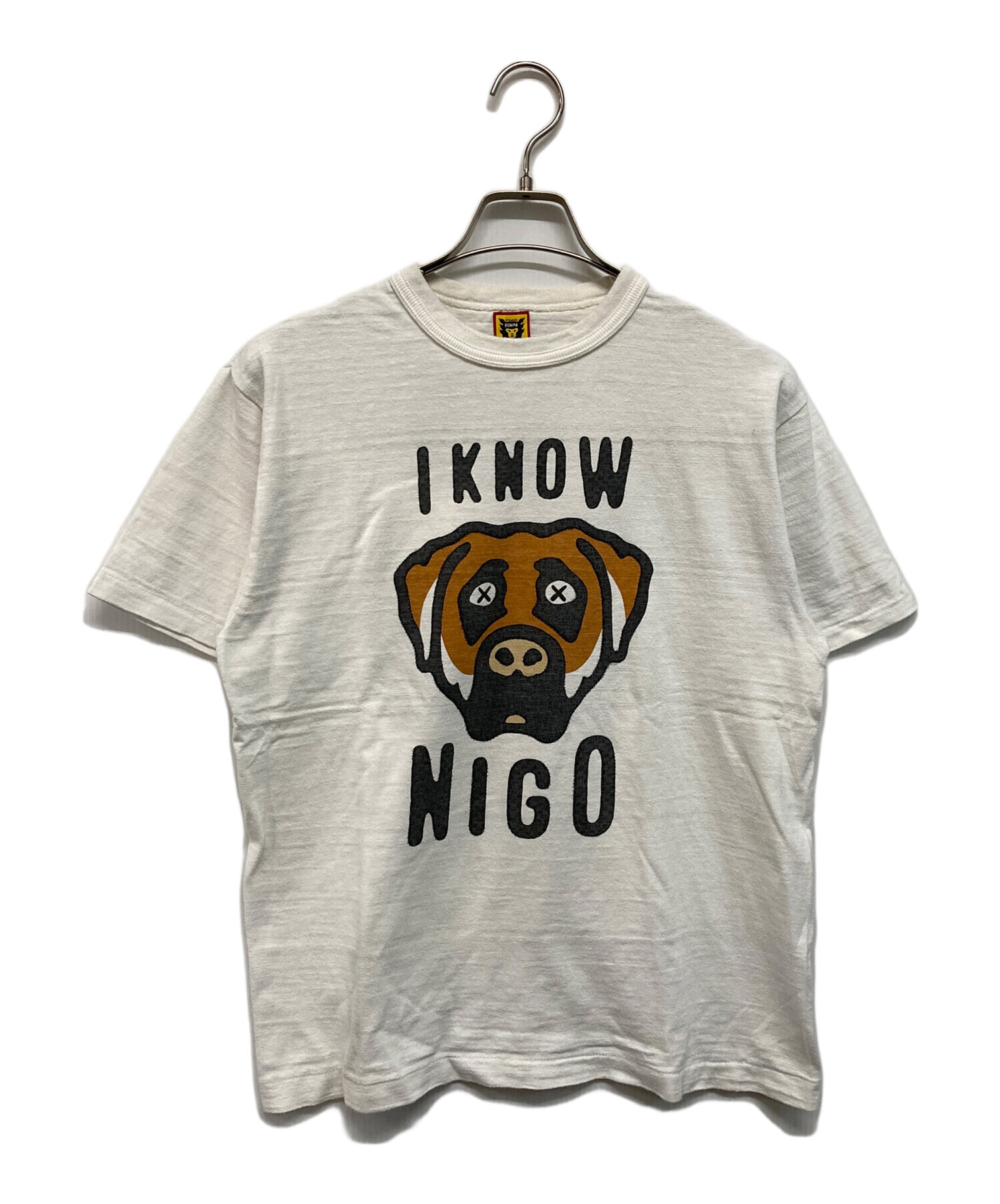 タ*中様 HUMAN MADE / I KNOW NIGO KAWS TシャツМ 中古・古着通販】HUMAN MADE (ヒューマンメイド) KAWS (カウズ) NIGO