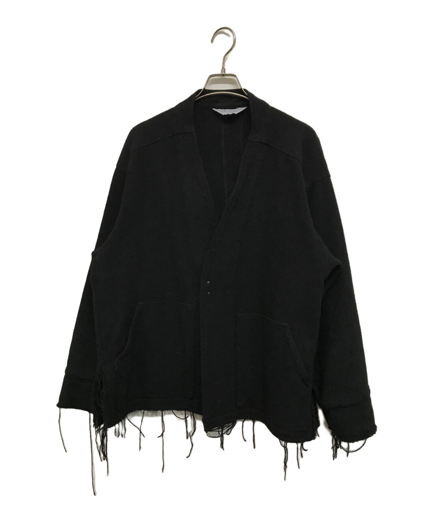 中古・古着通販】ANCELLM (アンセルム) W/S COLLARLESS JACKET(カラー