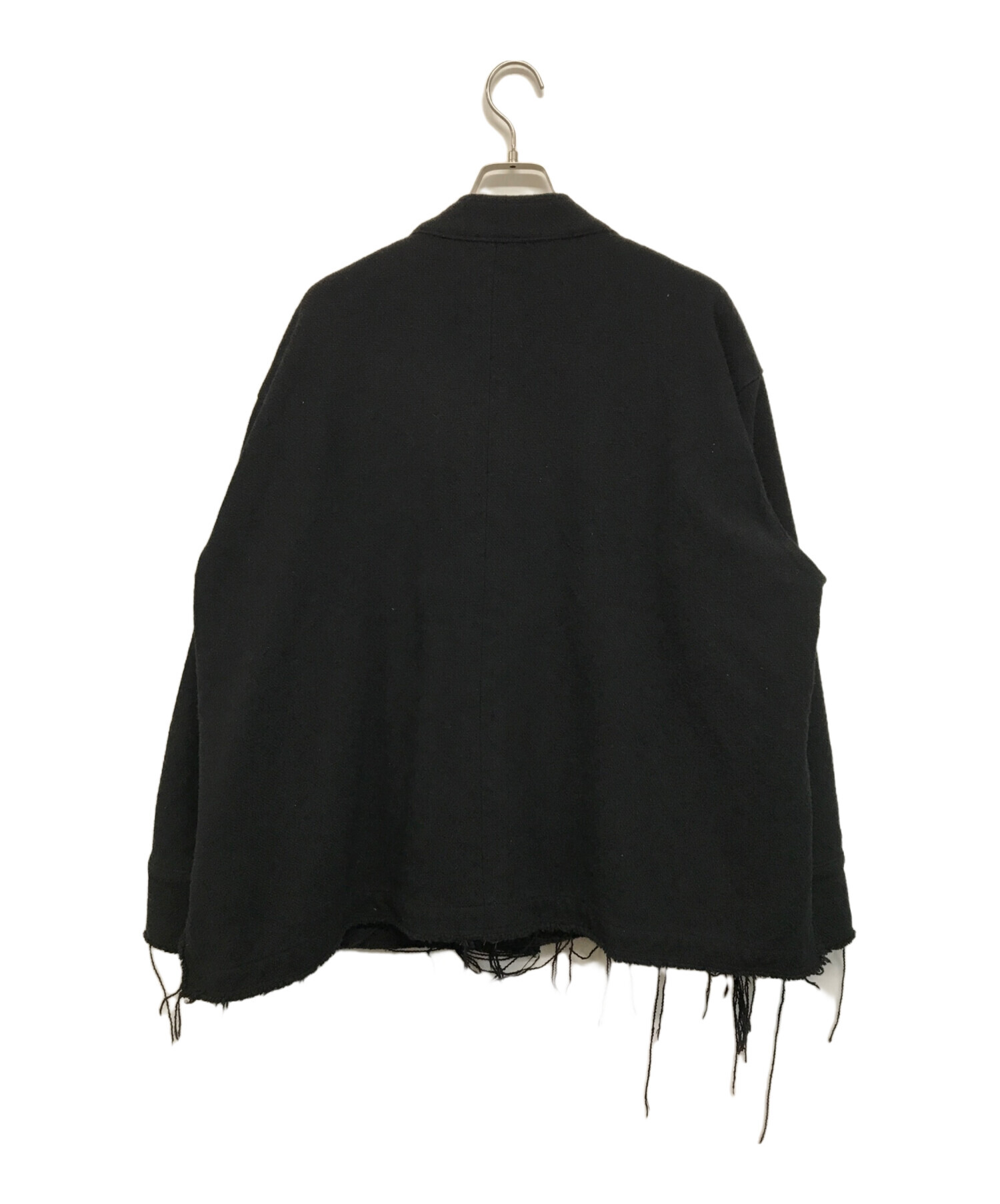 中古・古着通販】ANCELLM (アンセルム) W/S COLLARLESS JACKET(カラー