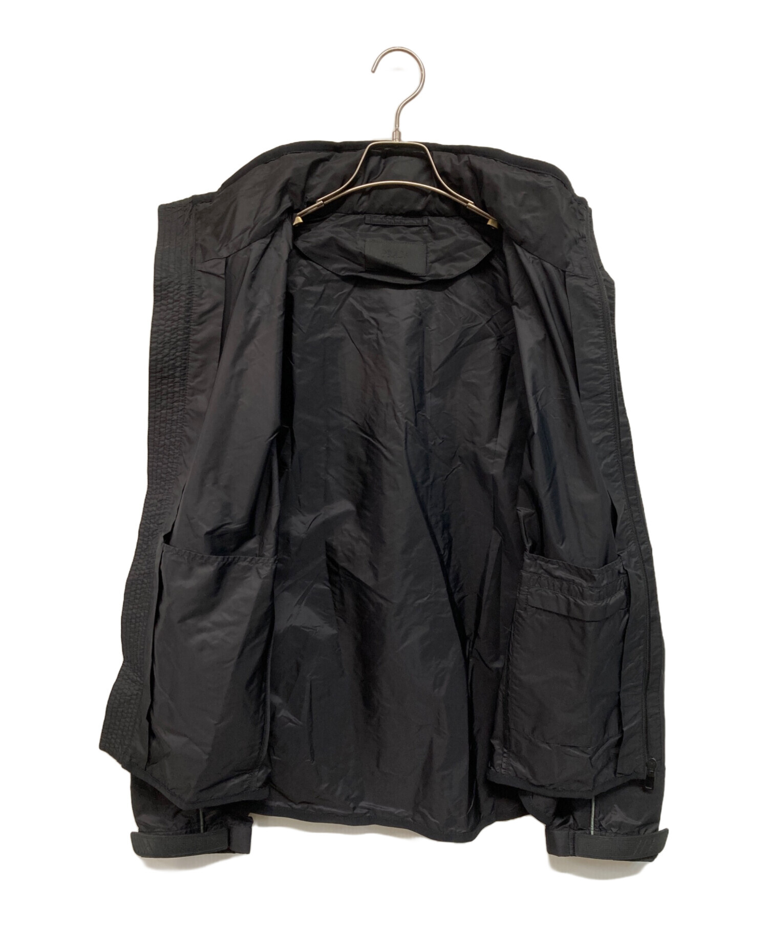 中古・古着通販】PRADA (プラダ) ラバーロゴナイロンジャケット