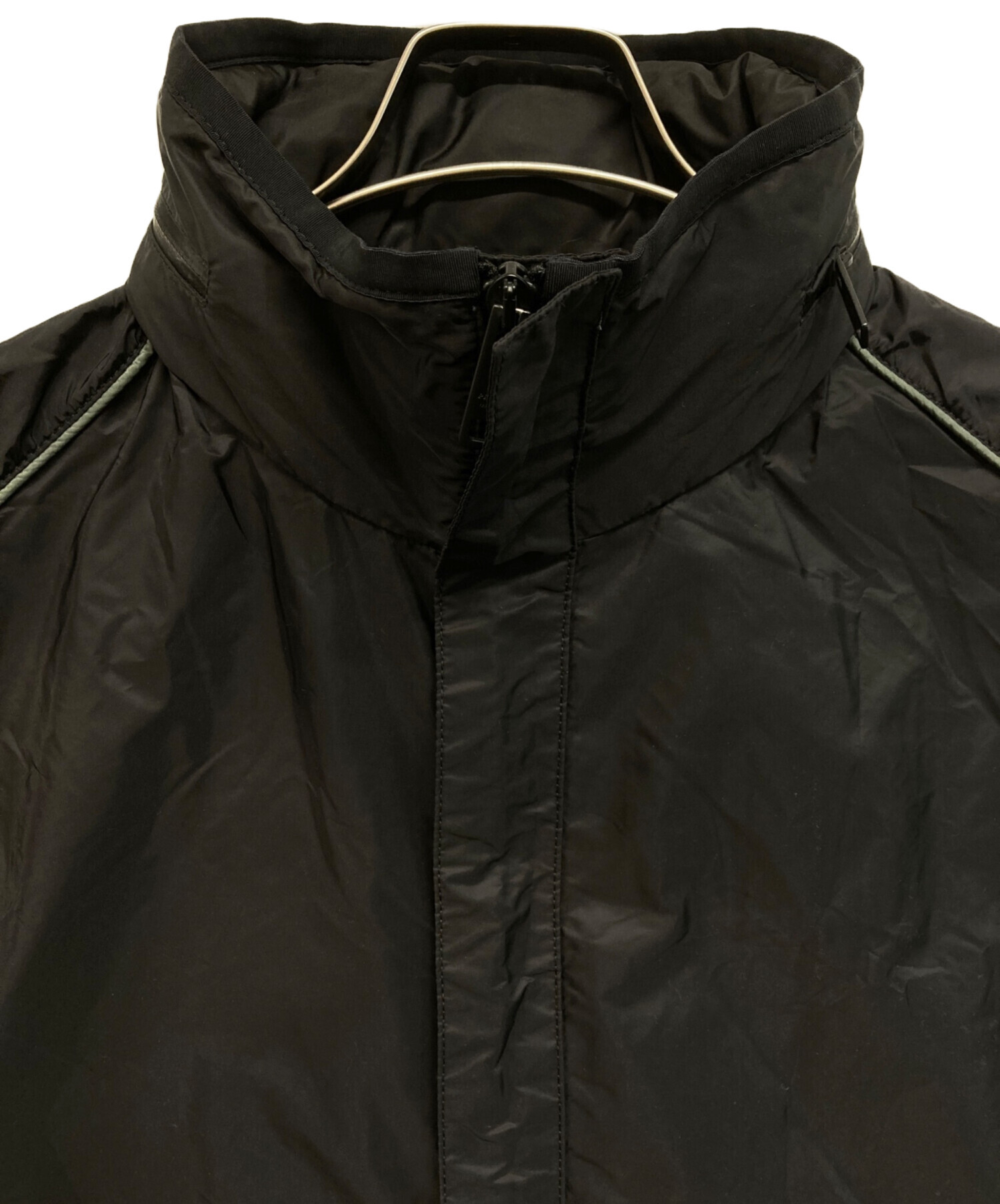 中古・古着通販】PRADA (プラダ) ラバーロゴナイロンジャケット