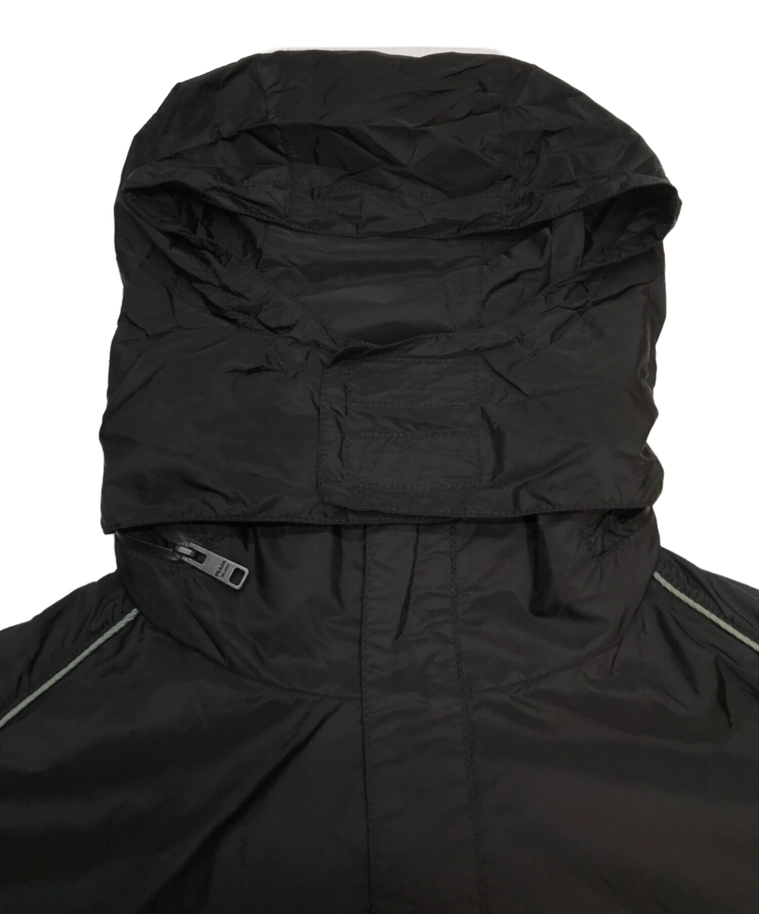 中古・古着通販】PRADA (プラダ) ラバーロゴナイロンジャケット