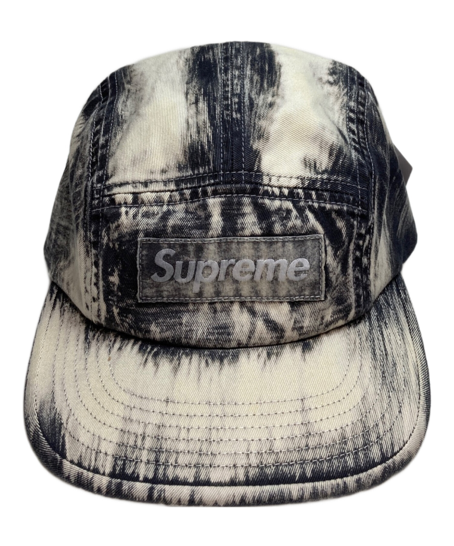 SUPREME BleachedChinoCampCapBlackキャップ 中古・古着通販】Supreme (シュプリーム) 24SS Bleached Chino Camp