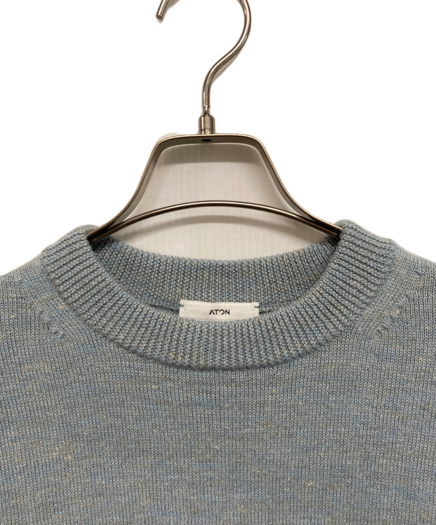 中古・古着通販】ATON (エイトン) BABY ALPACA LINEN | CREWNECK 