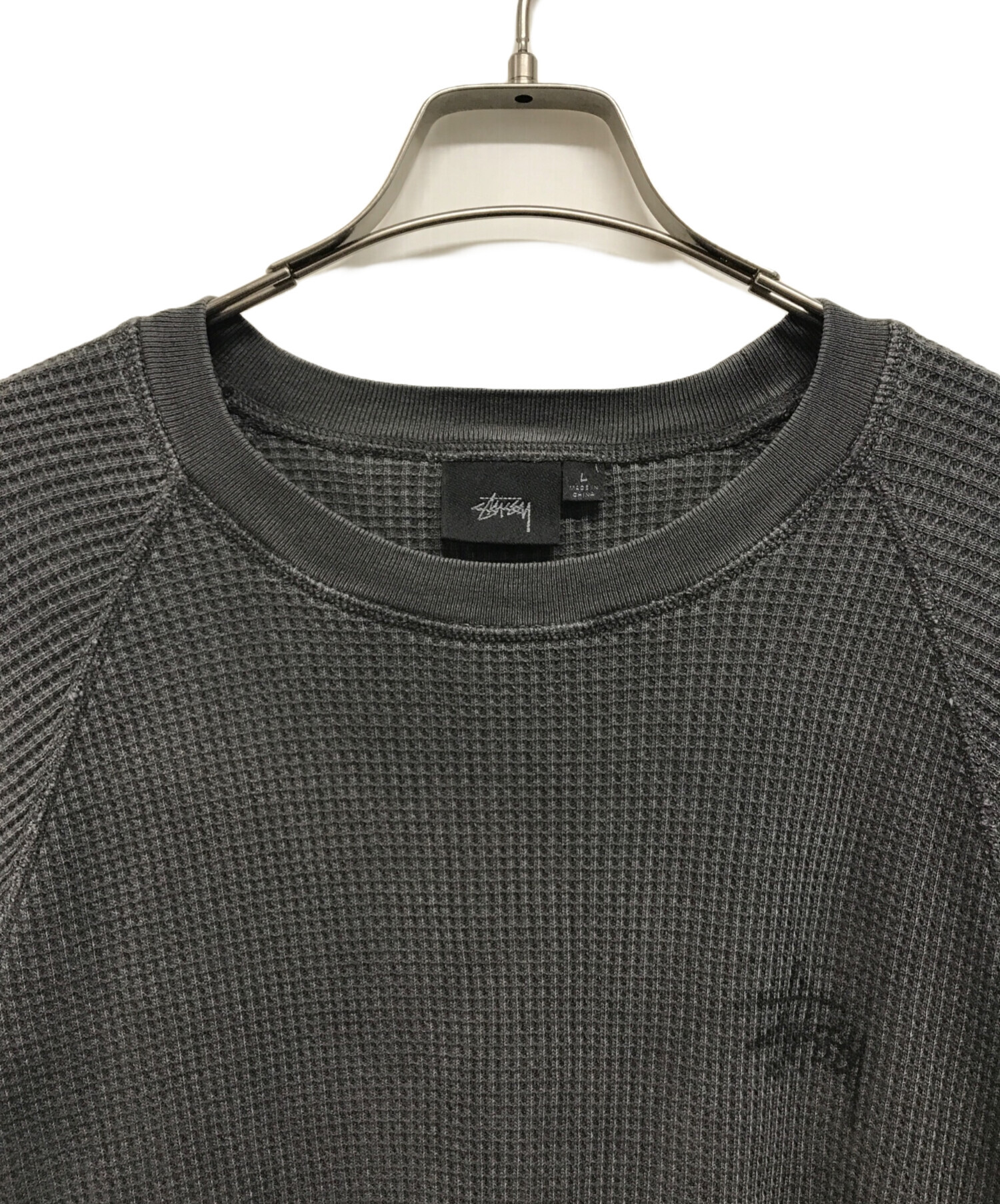 中古・古着通販】stussy (ステューシー) Raglan Thermal L/S Crew 