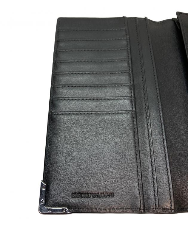 エンポリオアルマーニ　二つ折り長財布　リサイクルショップ宮崎屋住吉店22.5.22m EMPORIO ARMANI エンポリオアルマーニ 財布 二つ折り長財布 メンズ