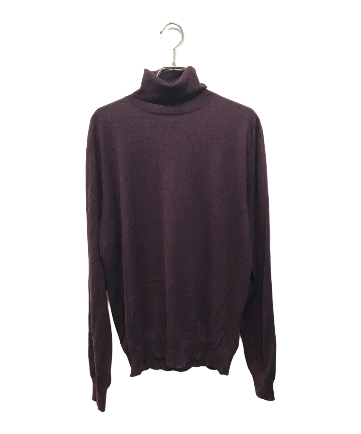 PRADA プラダ モヘア シアーニット パープル 40 イタリア製 中古・古着通販】PRADA (プラダ) カシミヤシルクタートルネックニット