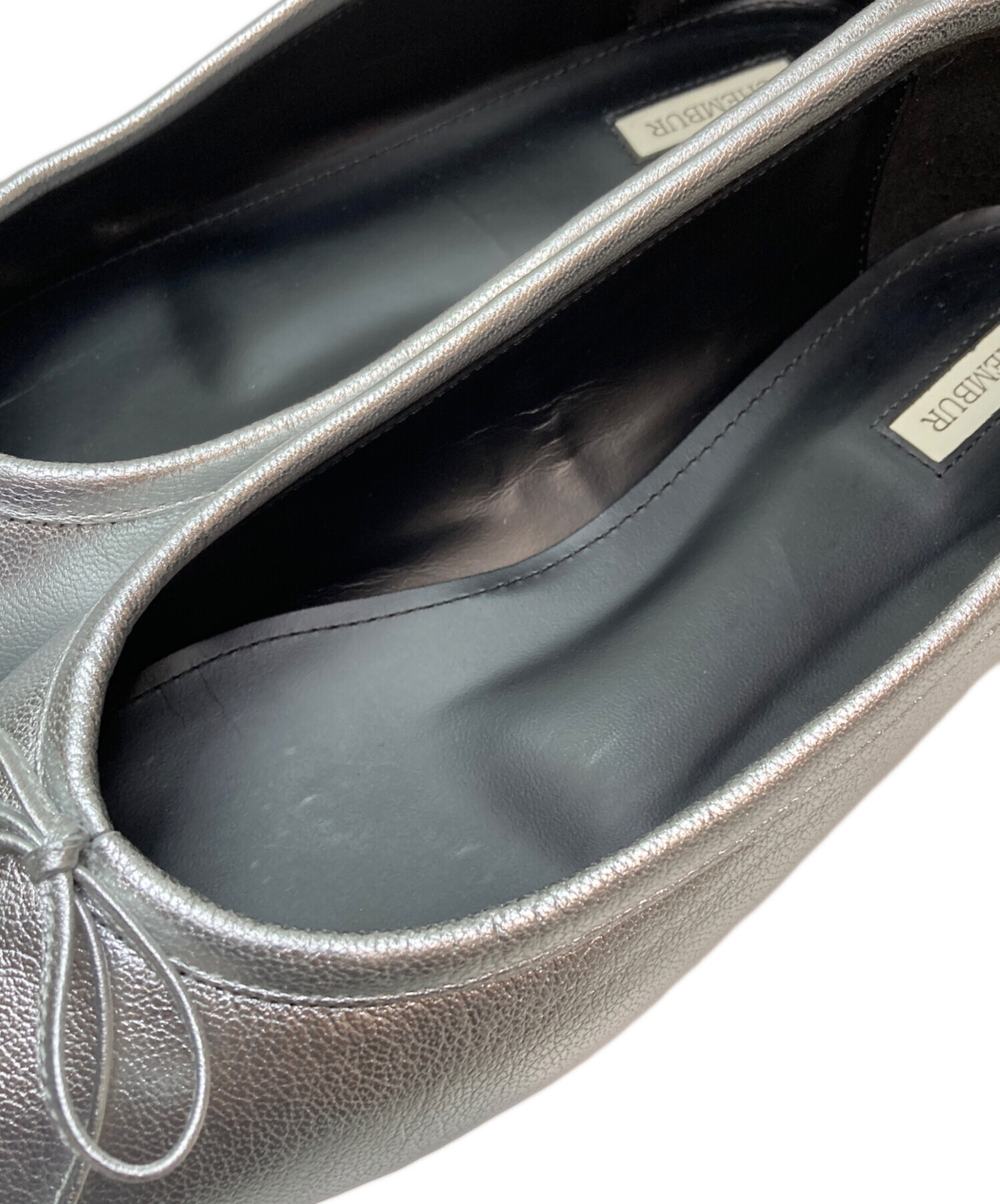 中古・古着通販】CHEMBUR (チェンバー) SQ FLAT STUDS BALLET SHOES