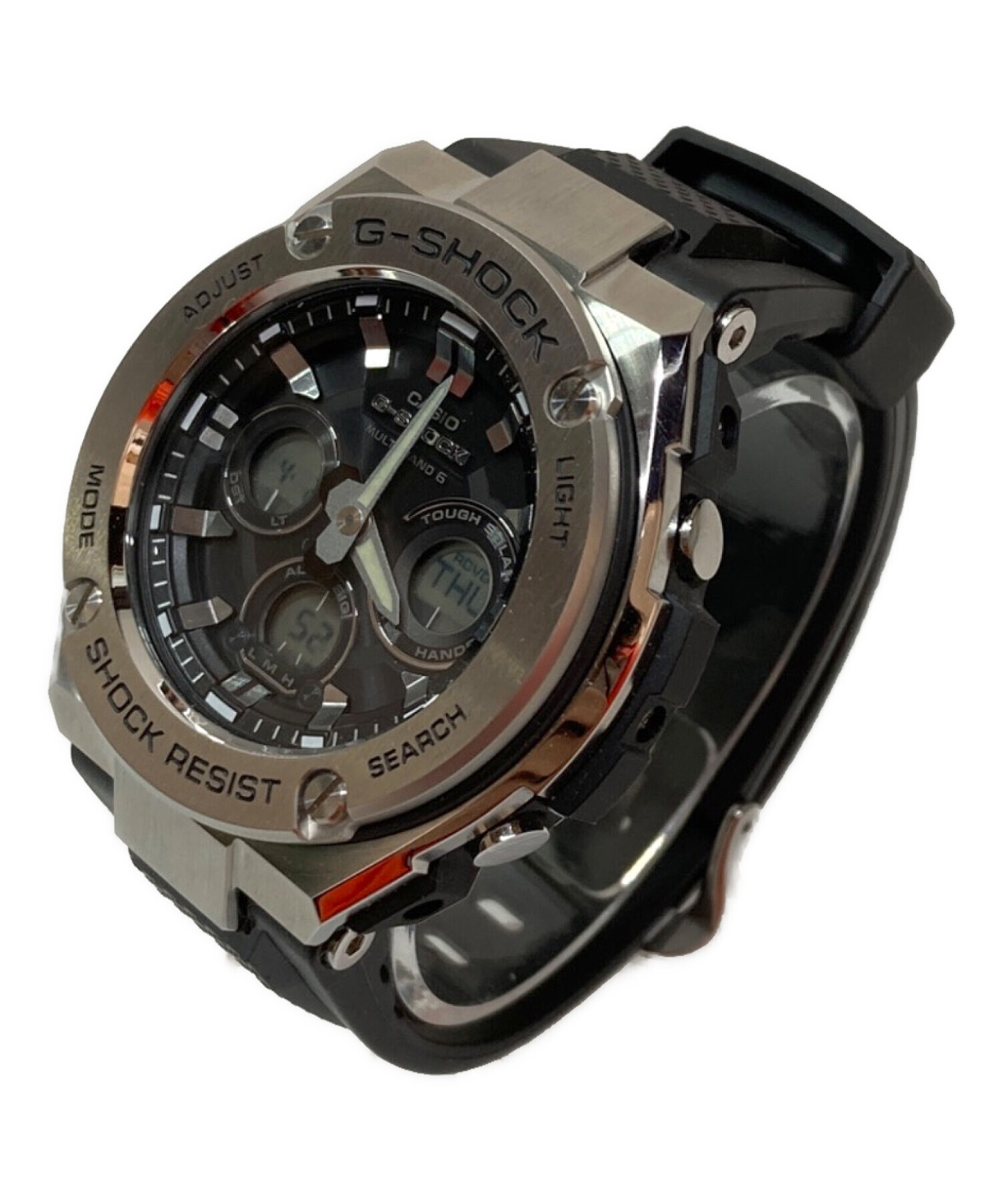 中古・古着通販】CASIO (カシオ) デジタルウォッチ シルバー×ブラック 