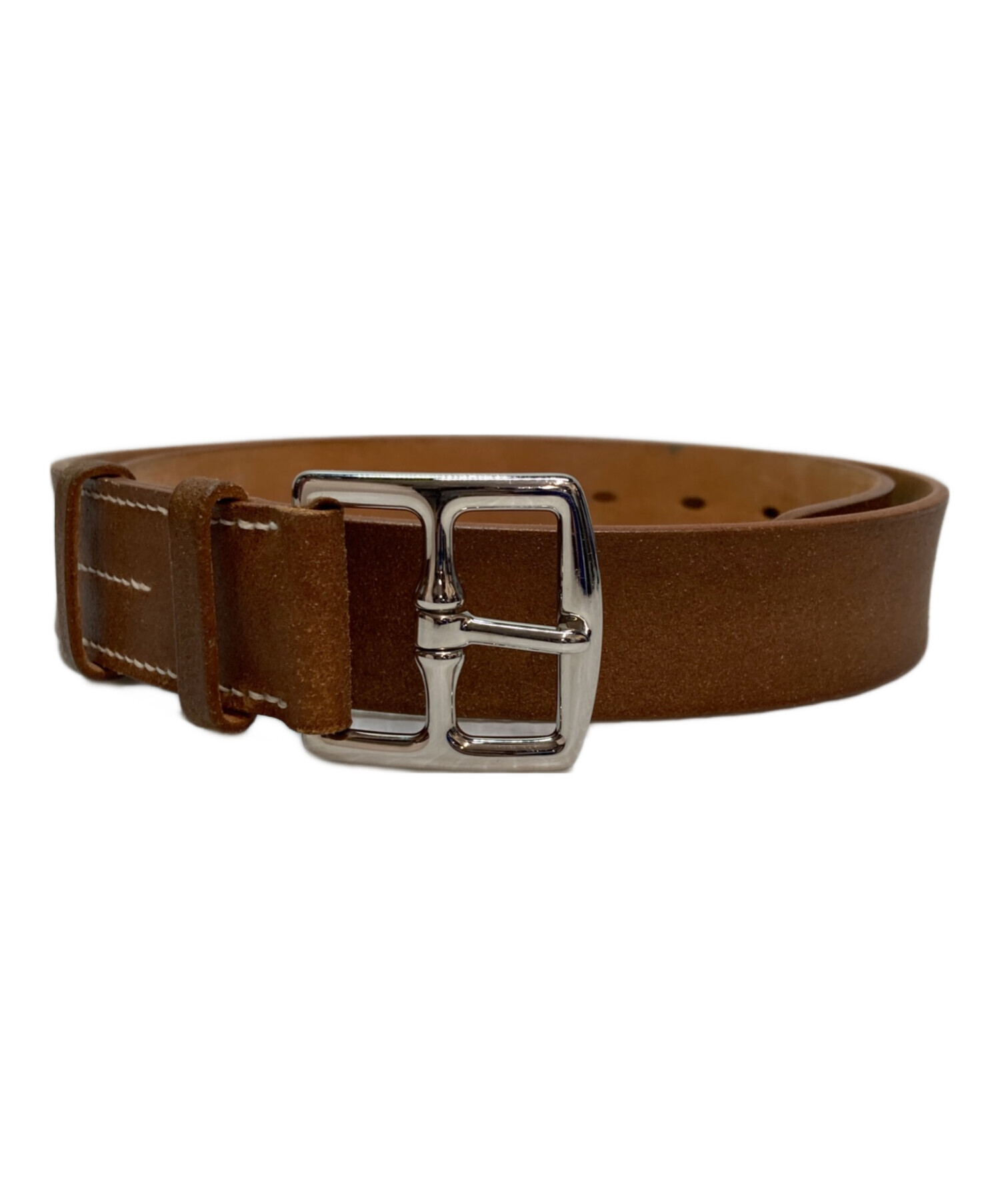 HERMES エルメス ベルト  茶 【古着】【中古】【送料無料】 中古・古着通販】HERMES (エルメス) エトリヴィエール ベルト レザー