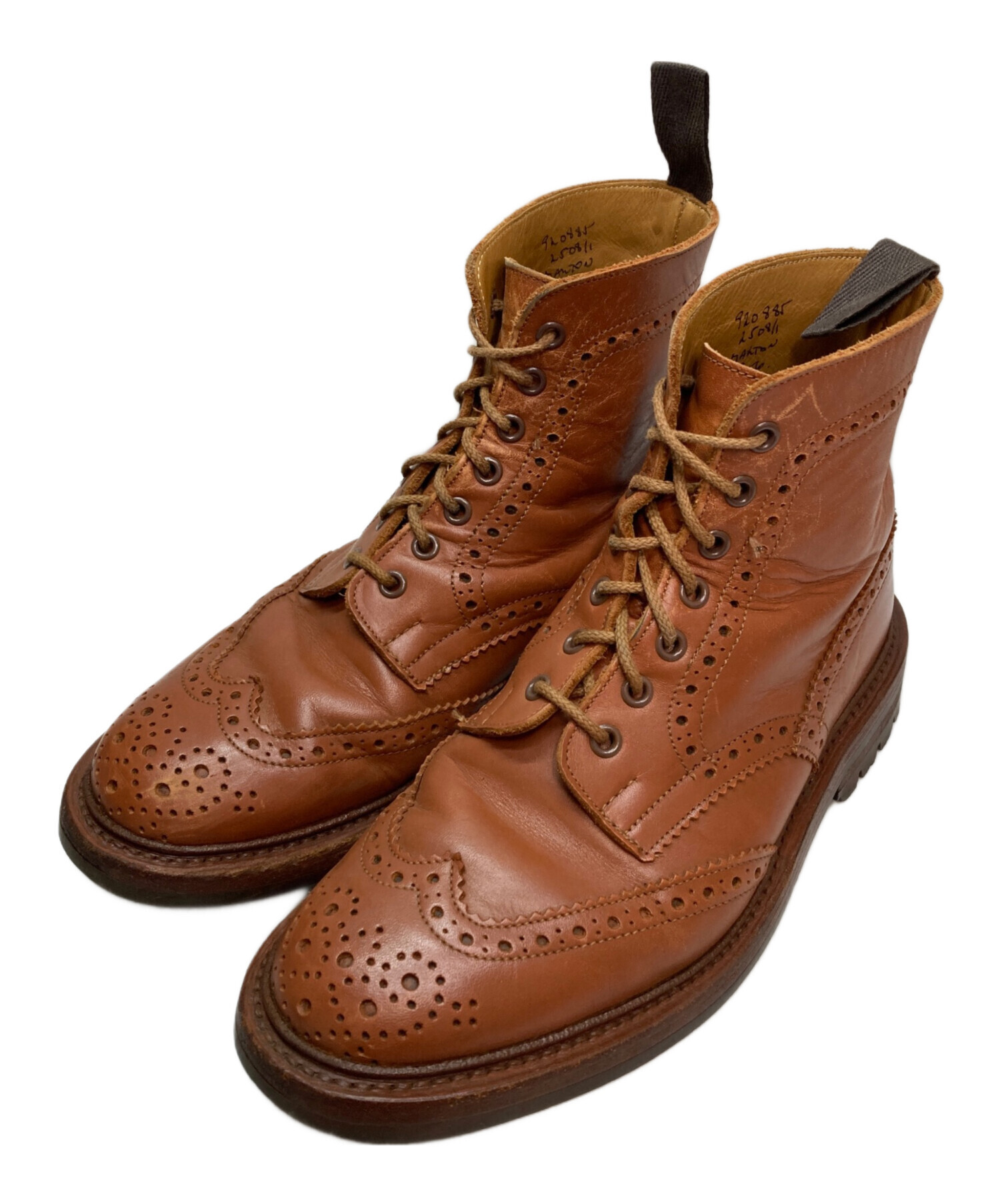 Tricker's ブラウン　カントリーブーツ 中古・古着通販】Tricker's (トリッカーズ) カントリーブーツ ブラウン