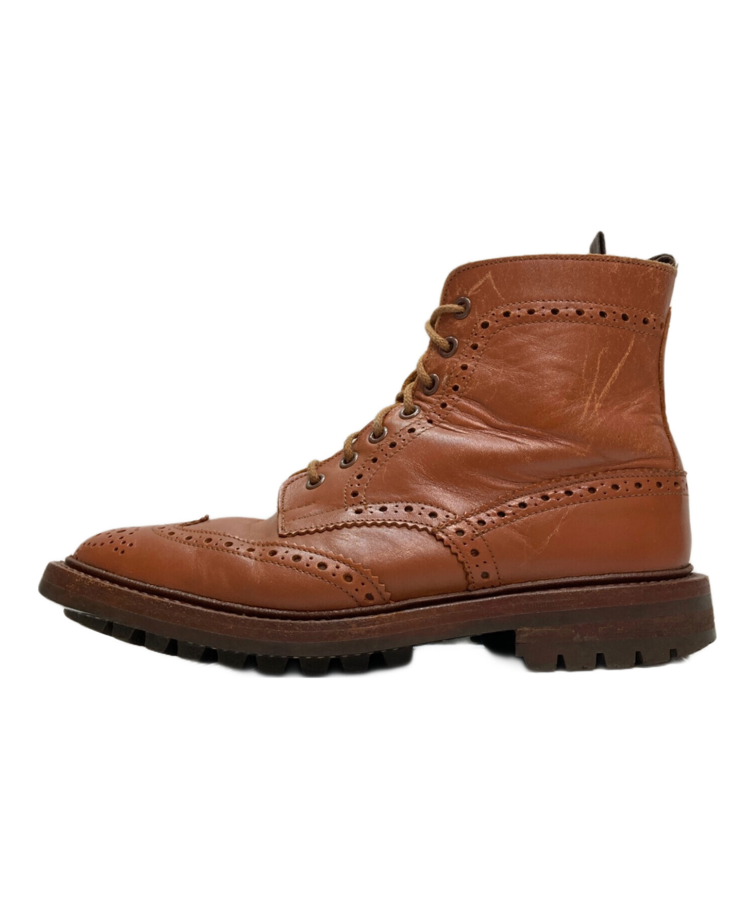 中古・古着通販】Tricker's (トリッカーズ) カントリーブーツ ブラウン