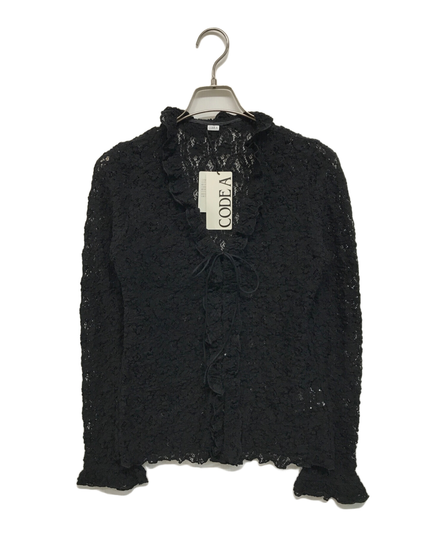 中古・古着通販】CODEA (コードエー) fluffy lace blouse(フラッフィー 