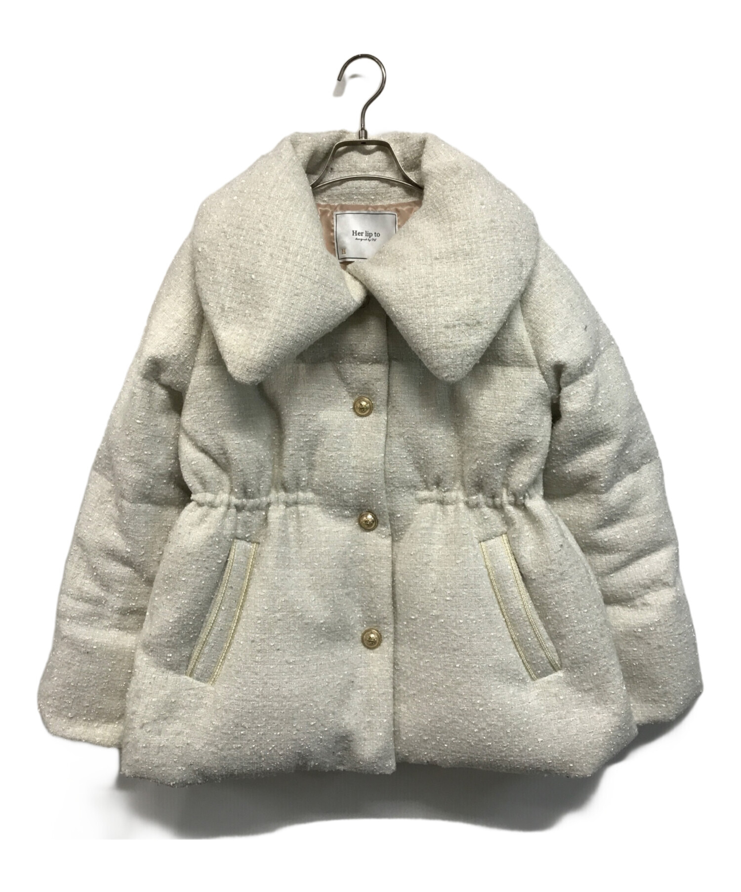 Her lip toハーリップトゥ Spring Tweed Jacket Her lip to - m様ご専用♡ herlipto spring tweed jacketの通販 by