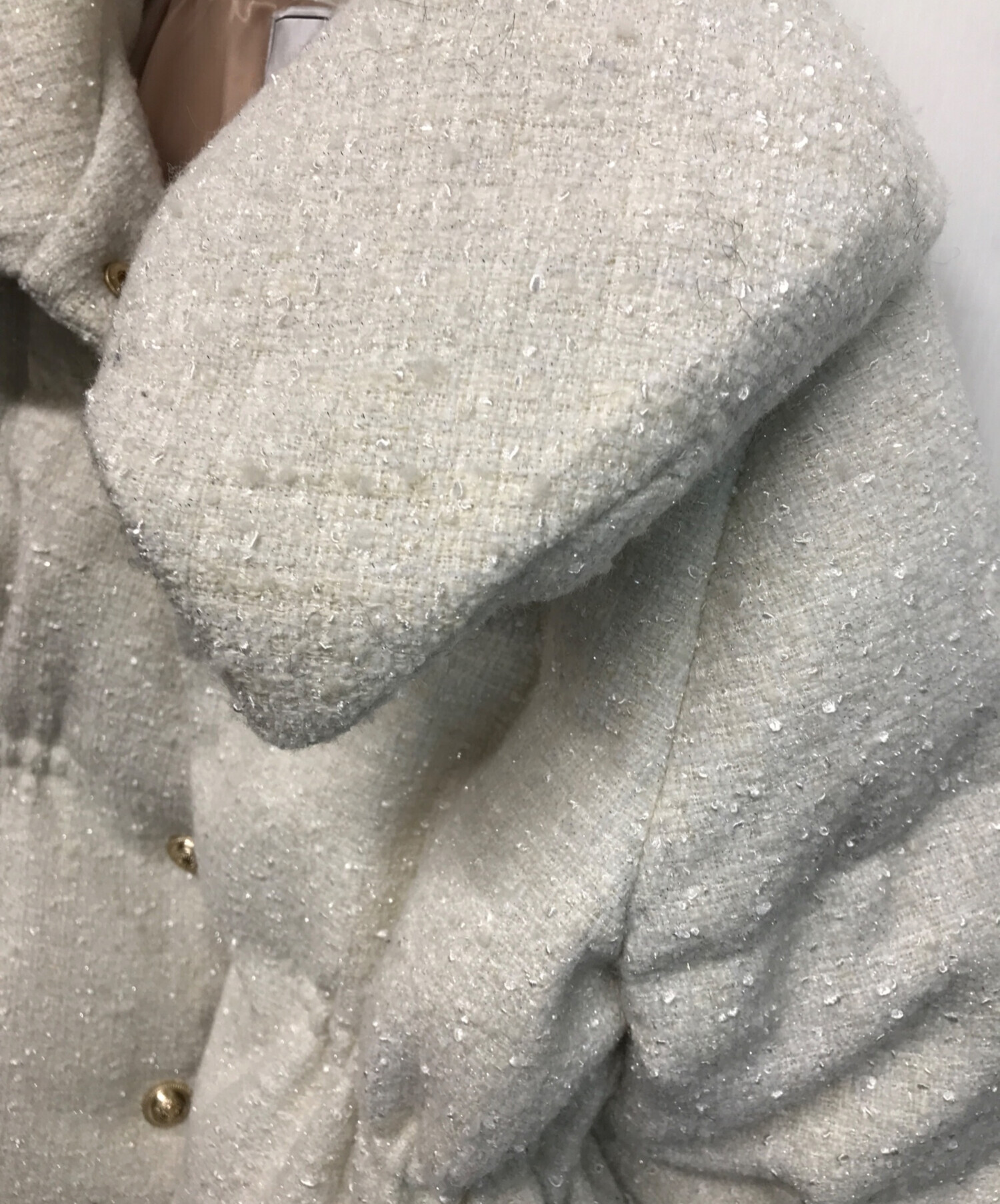 中古・古着通販】Her lip to (ハーリップトゥ) Gold-Button Tweed Down 
