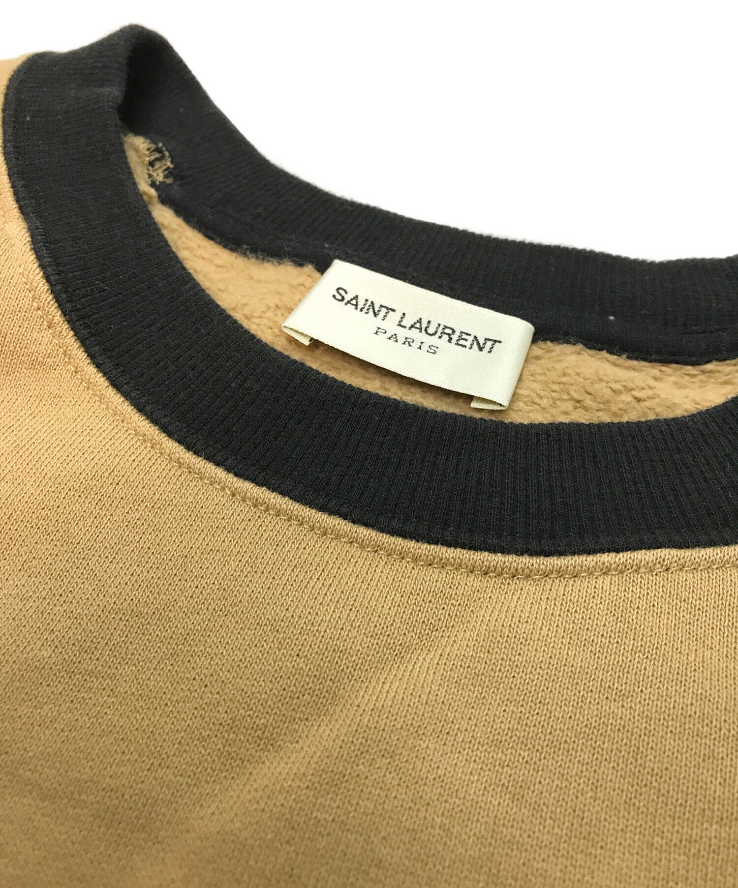 サンローランパリ パイピングデザインクルーネックスウェット XS 中古・古着通販】Saint Laurent Paris (サンローランパリ) クルー