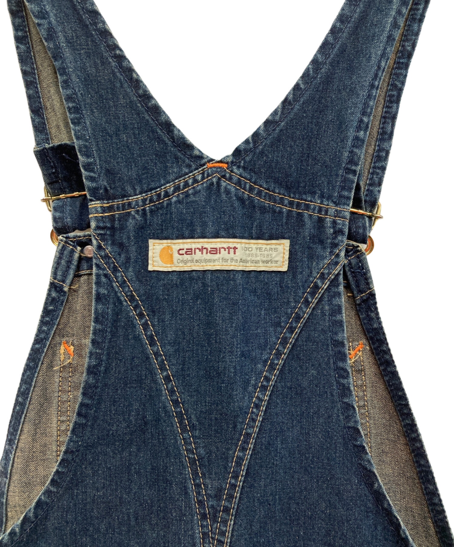中古・古着通販】CarHartt (カーハート) デニムオーバーオール