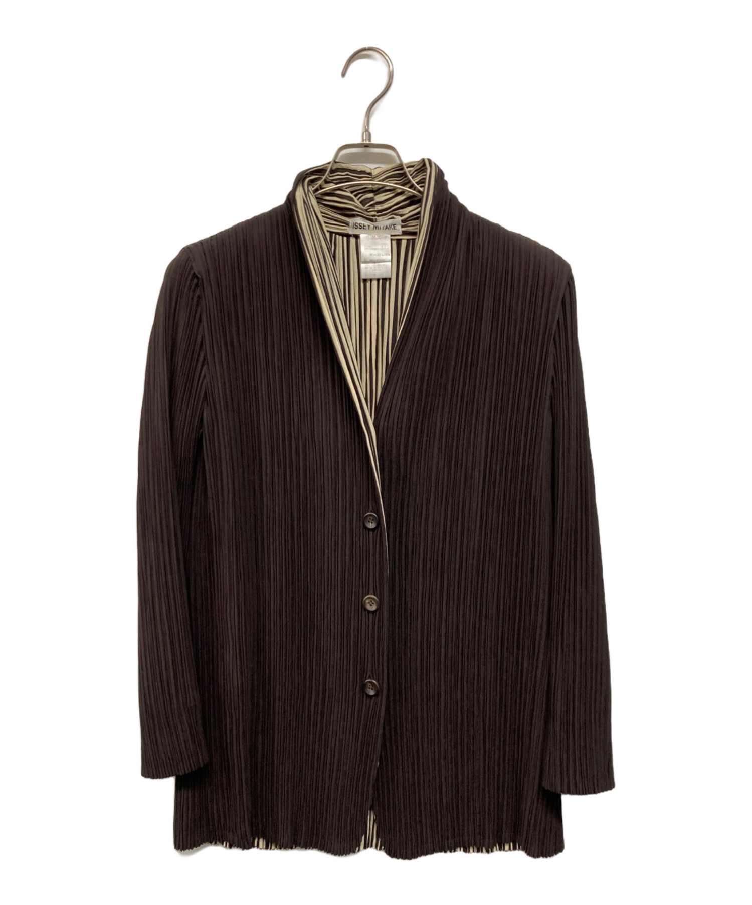 中古・古着通販】ISSEY MIYAKE (イッセイミヤケ) リバーシブルプリーツ 