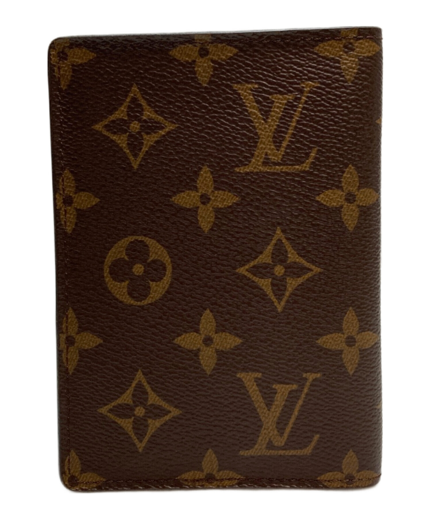 Louis Vuitton パスポートケース ブラウン 中古・古着通販】LOUIS VUITTON (ルイ ヴィトン) パスポートケース