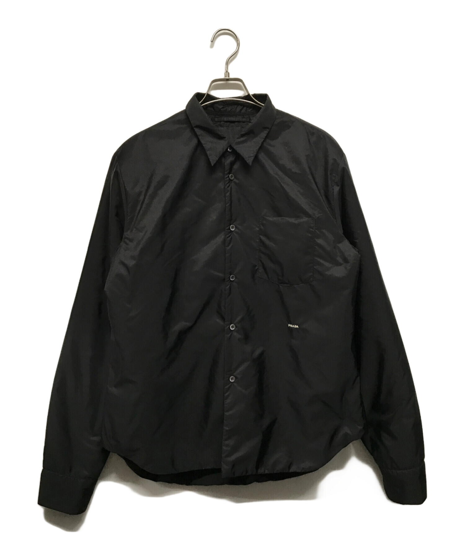 プラダ　未使用　PRADA リナイロン　ジャケット　シャツ　Ｌ 中古・古着通販】PRADA (プラダ) Re-Nylon Shirt（リナイロン シャツ