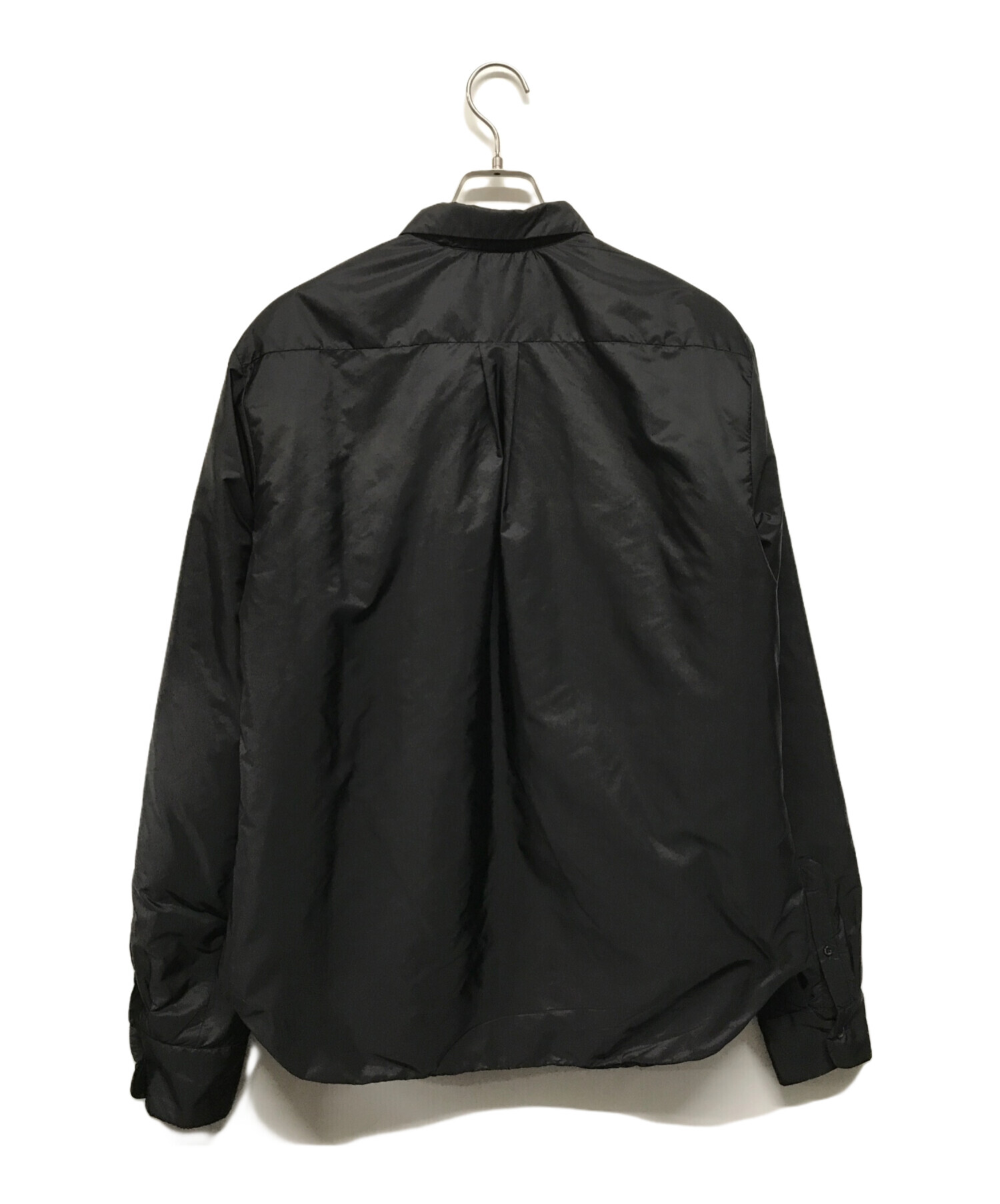 PRADA リナイロン RE nylon シャツジャケット 黒 ブラック XS Prada Re-Nylon シャツジャケット | ブラック | FARFETCH JP