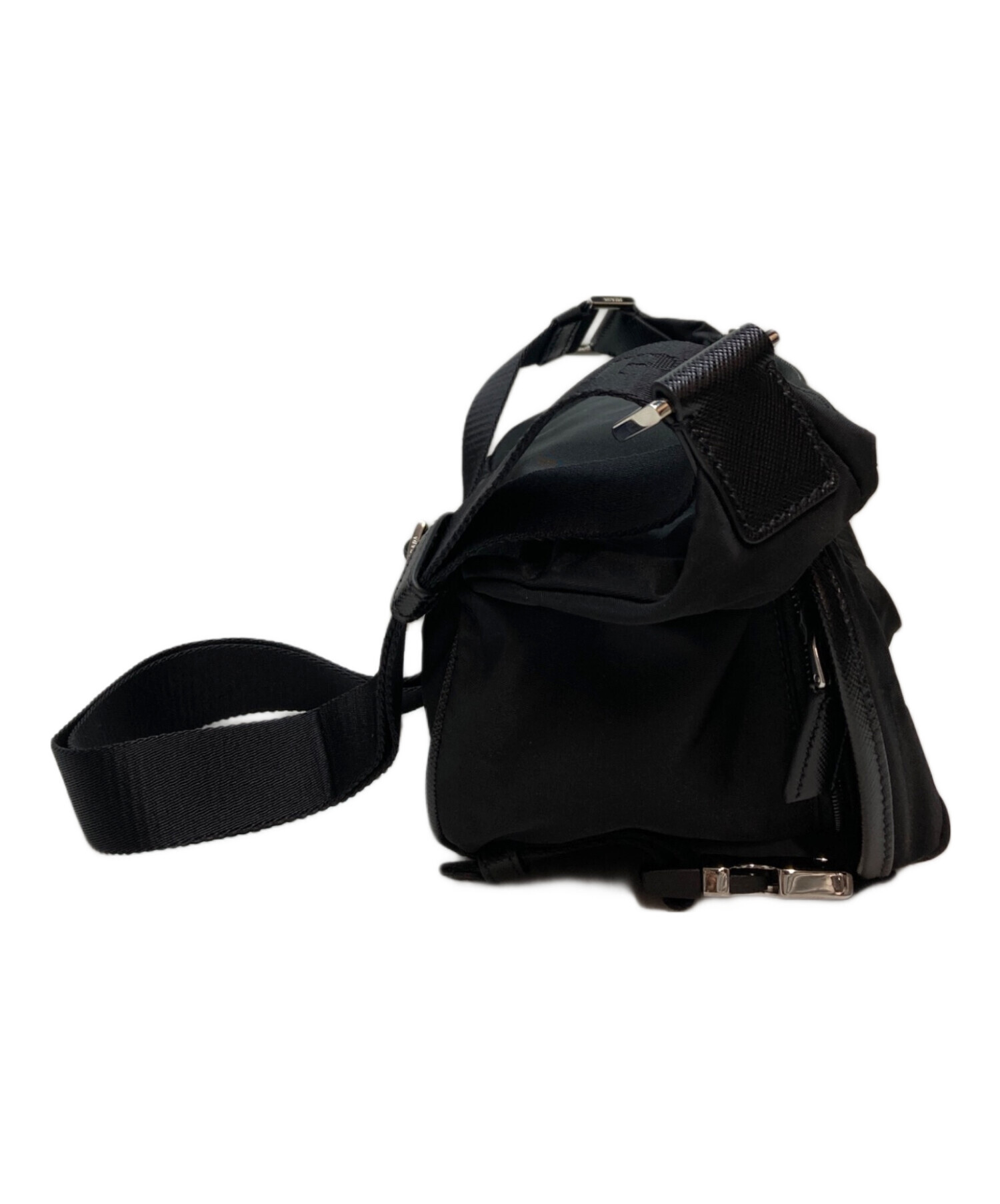 美品 プラダ ショルダーバッグ❣️ 中古・古着通販】PRADA (プラダ) ショルダーバッグ ブラック｜ブランド