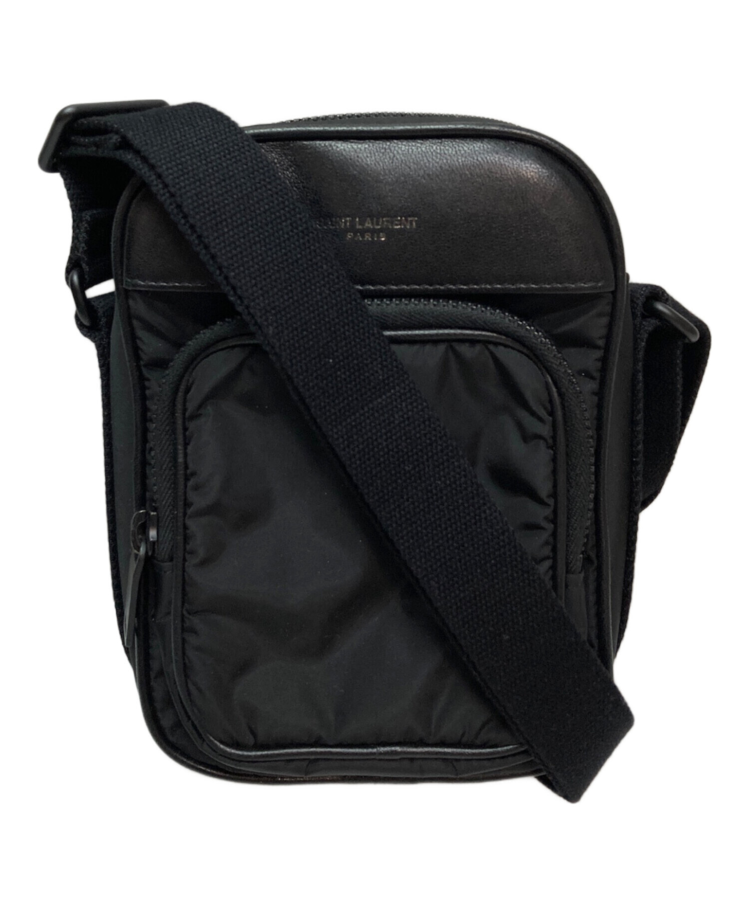 SAINT LAURENT PARIS ショルダーバッグ - 黒 【古着】【中古】 中古・古着通販】Saint Laurent Paris (サンローランパリ) ショルダー