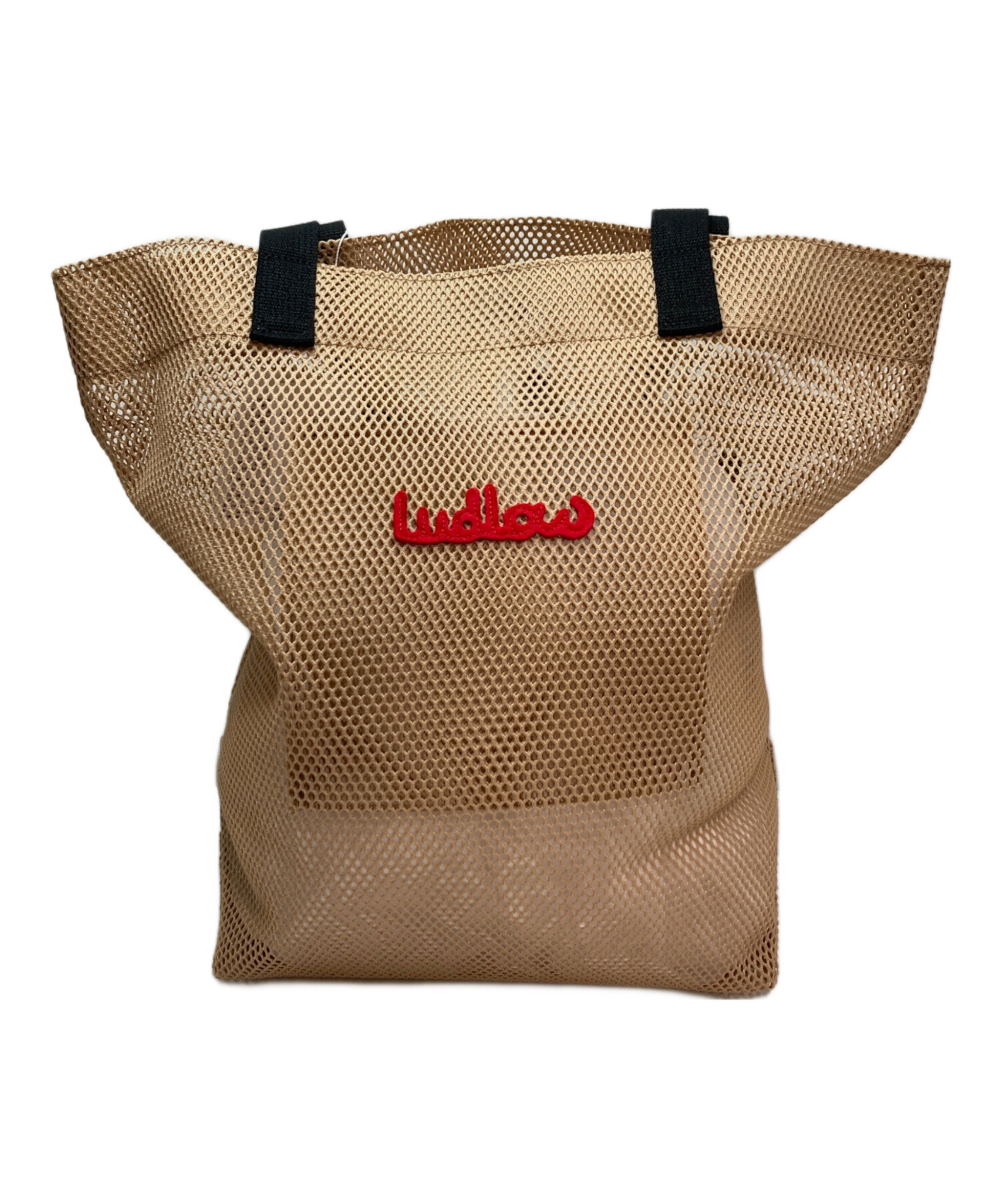 中古・古着通販】LUDLOW (ラドロー) メッシュトートバッグ ブラウン 未