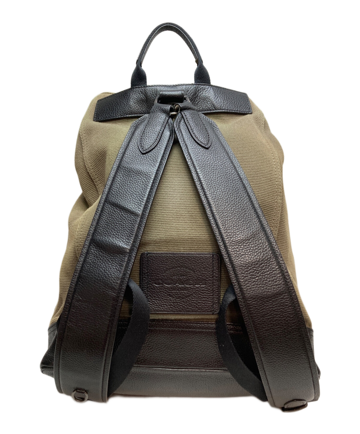 中古・古着通販】COACH (コーチ) リュック カーキ｜ブランド・古着通販 