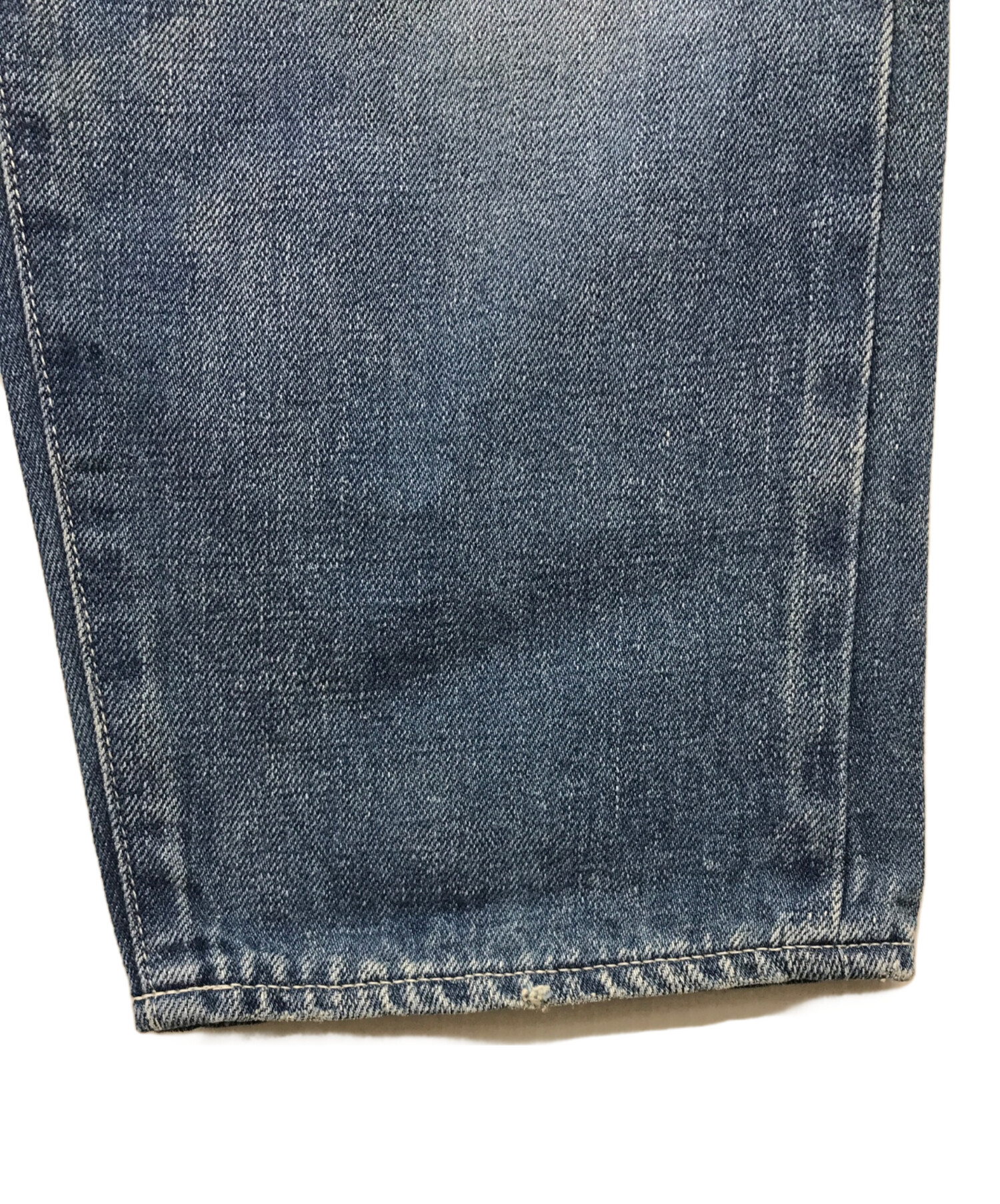 ミナペルホネン　テーパードデニムパンツ　ダメージ加工　サイズ40 中古・古着通販】mina perhonen (ミナ ペルホネン) always テーパード