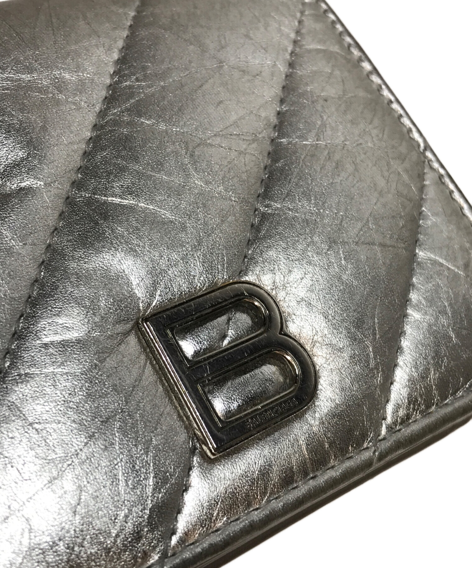 中古・古着通販】BALENCIAGA (バレンシアガ) CRASH 2つ折り財布