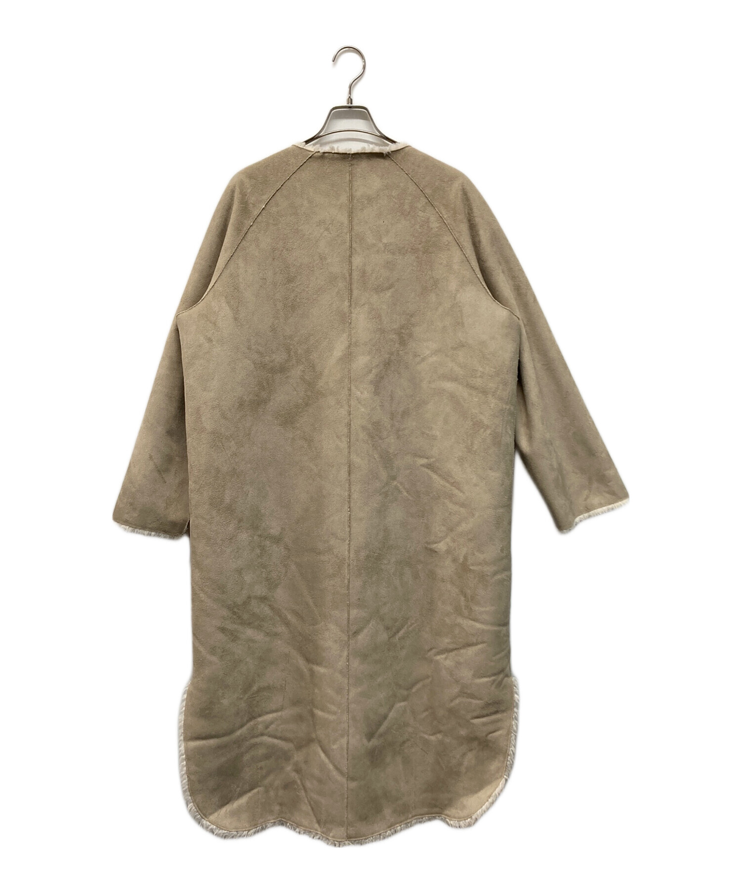 中古・古着通販】AMERI (アメリ) REVERSIBLE TWIN BOA COAT ベージュ