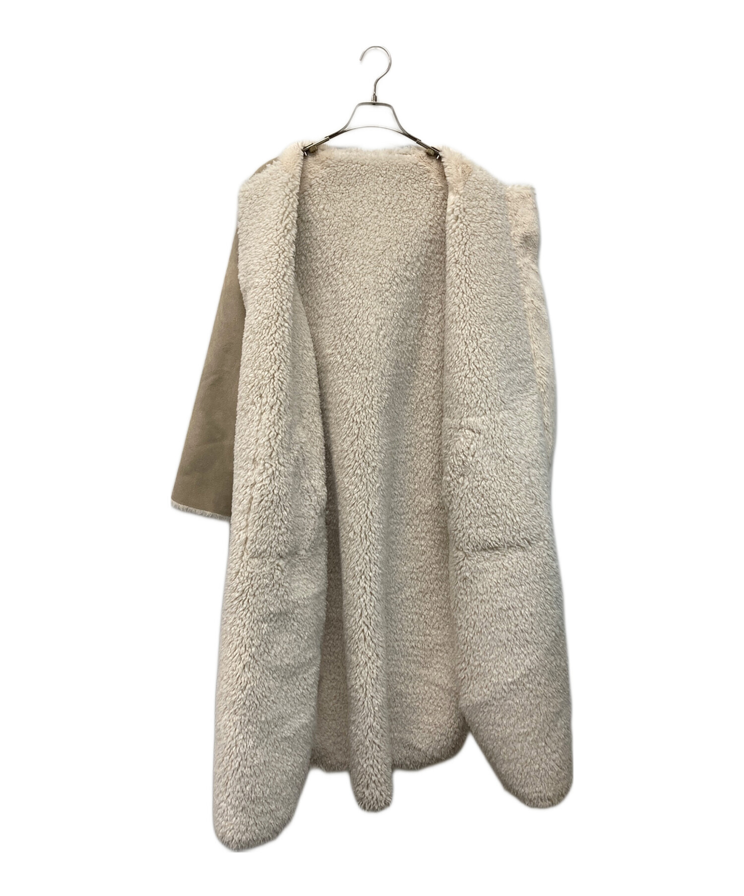 中古・古着通販】AMERI (アメリ) REVERSIBLE TWIN BOA COAT ベージュ