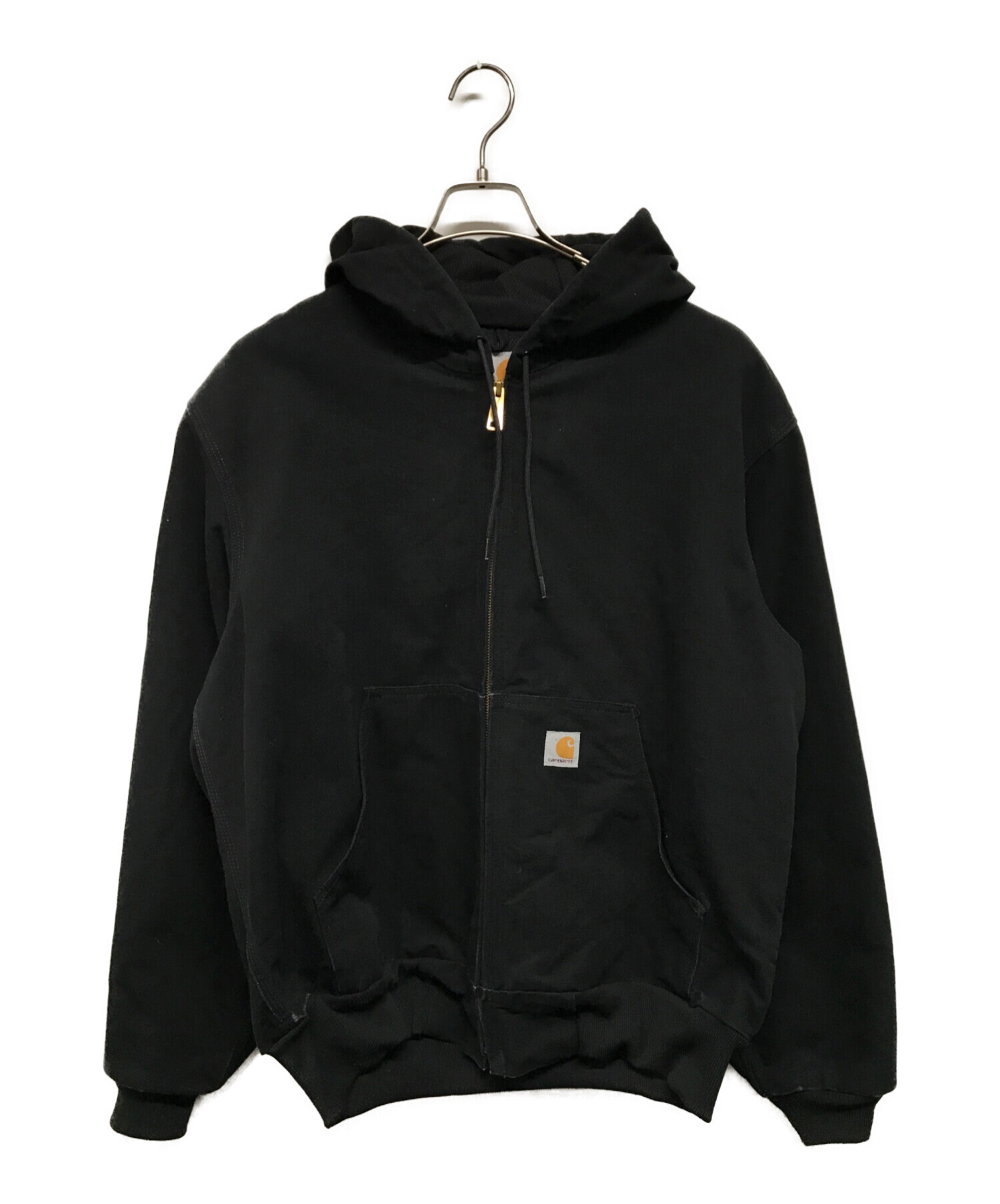 n*i様 美品 カーハート アクティブジャケット 裏地サーマル USA製 ブラッ 中古・古着通販】CarHartt (カーハート) 裏地サーマル アクティブ
