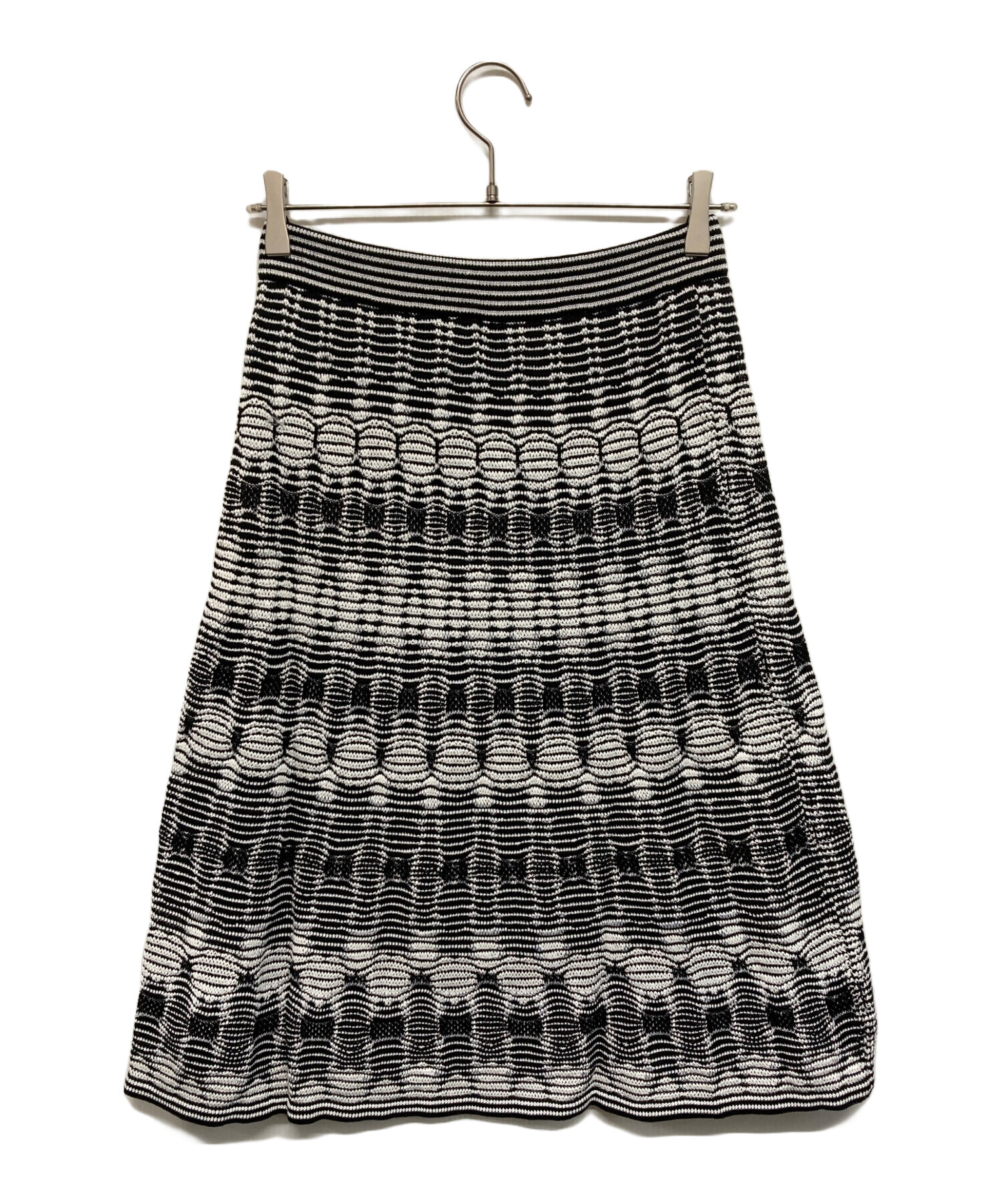 中古・古着通販】MISSONI (ミッソーニ) ニットスカート ブラック 
