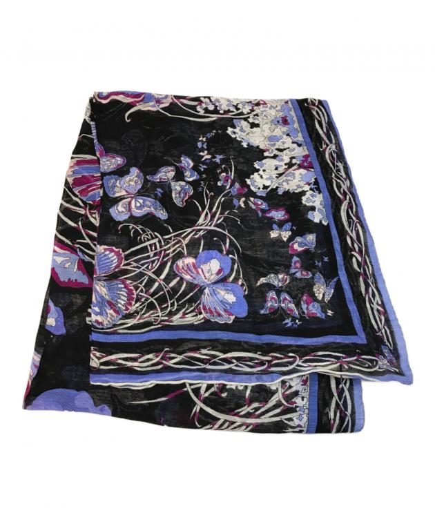 エミリオプッチ　ショール ストール 新品未使用 中古・古着通販】Emilio Pucci (エミリオ プッチ) リネンコットン大判
