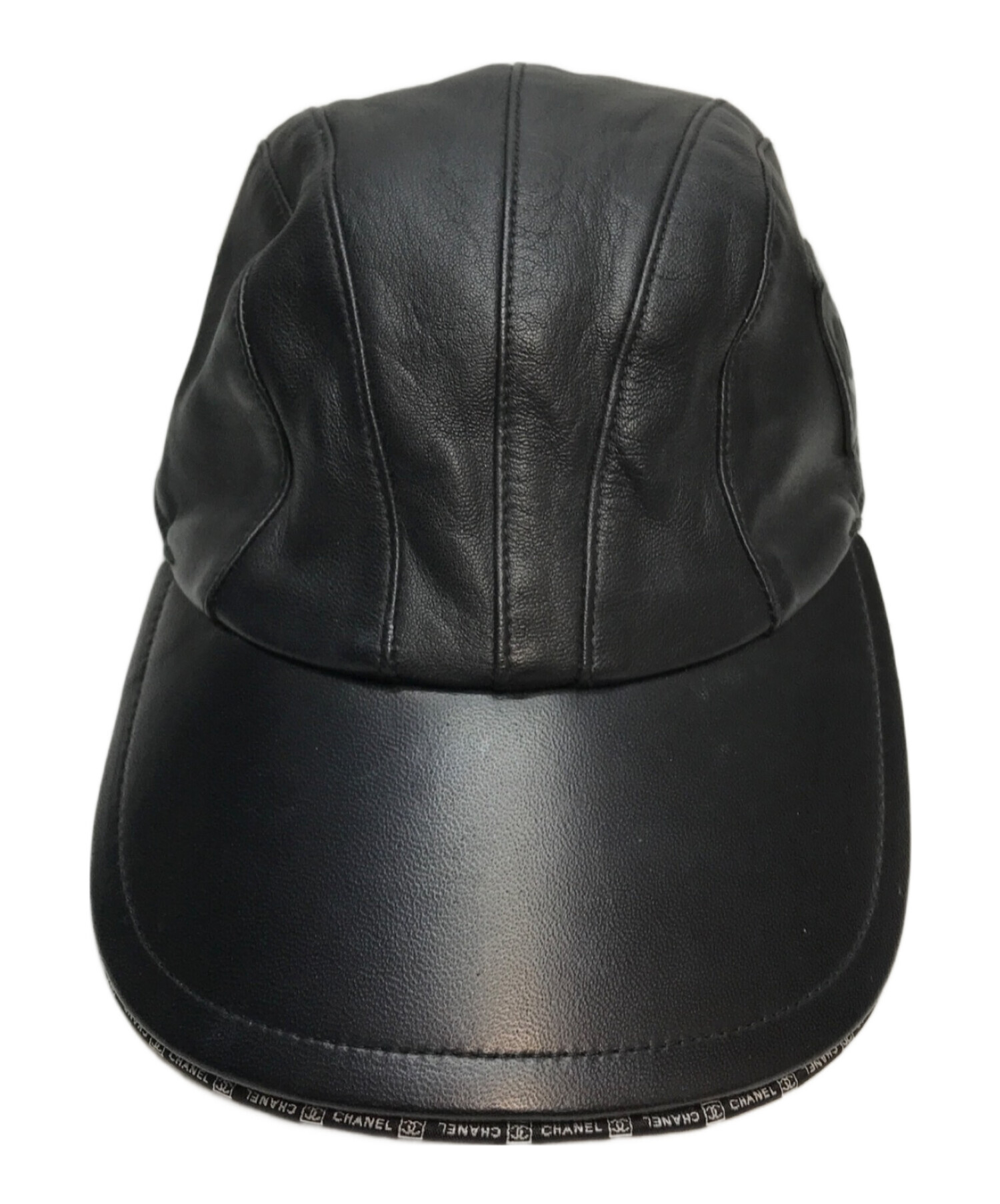 中古・古着通販】CHANEL (シャネル) ラムスキンココマークキャップ