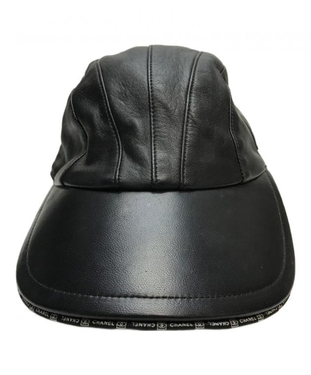 中古・古着通販】CHANEL (シャネル) ラムスキンココマークキャップ