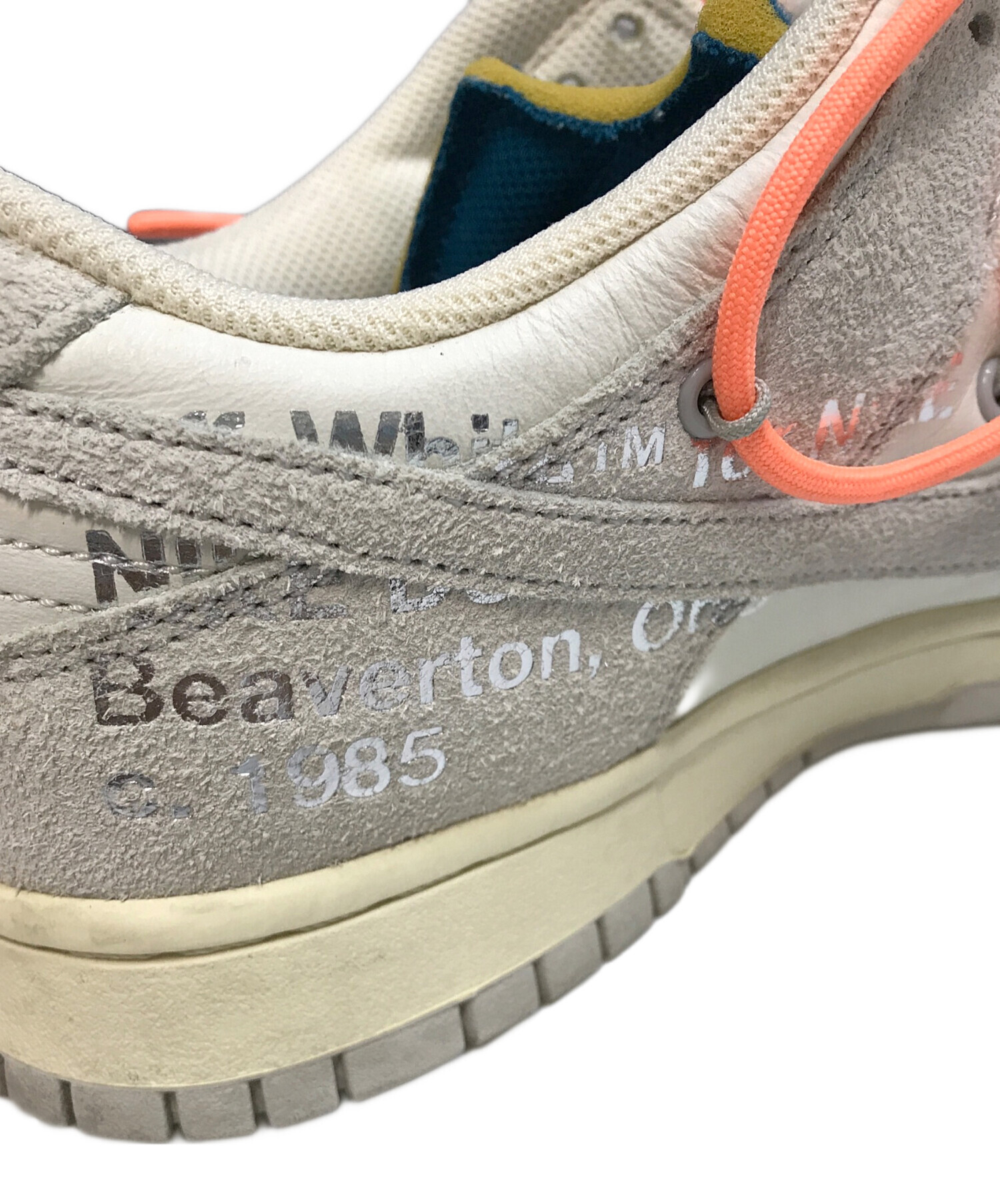 中古・古着通販】NIKE (ナイキ) OFFWHITE (オフホワイト) Dunk Low 1 