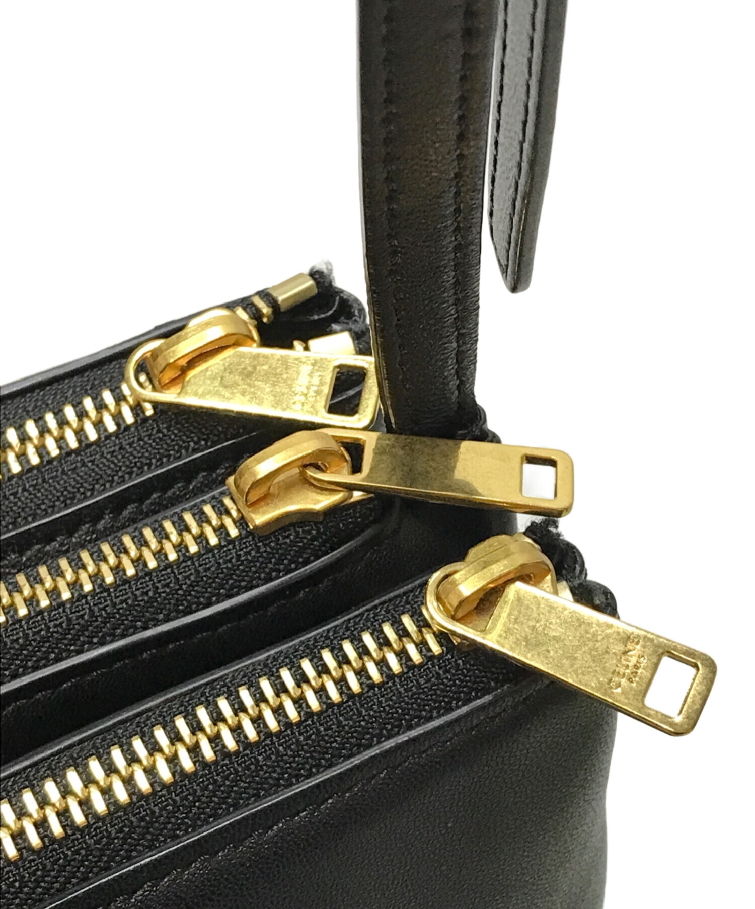 中古・古着通販】CELINE (セリーヌ) ラージトリオ ショルダーバッグ
