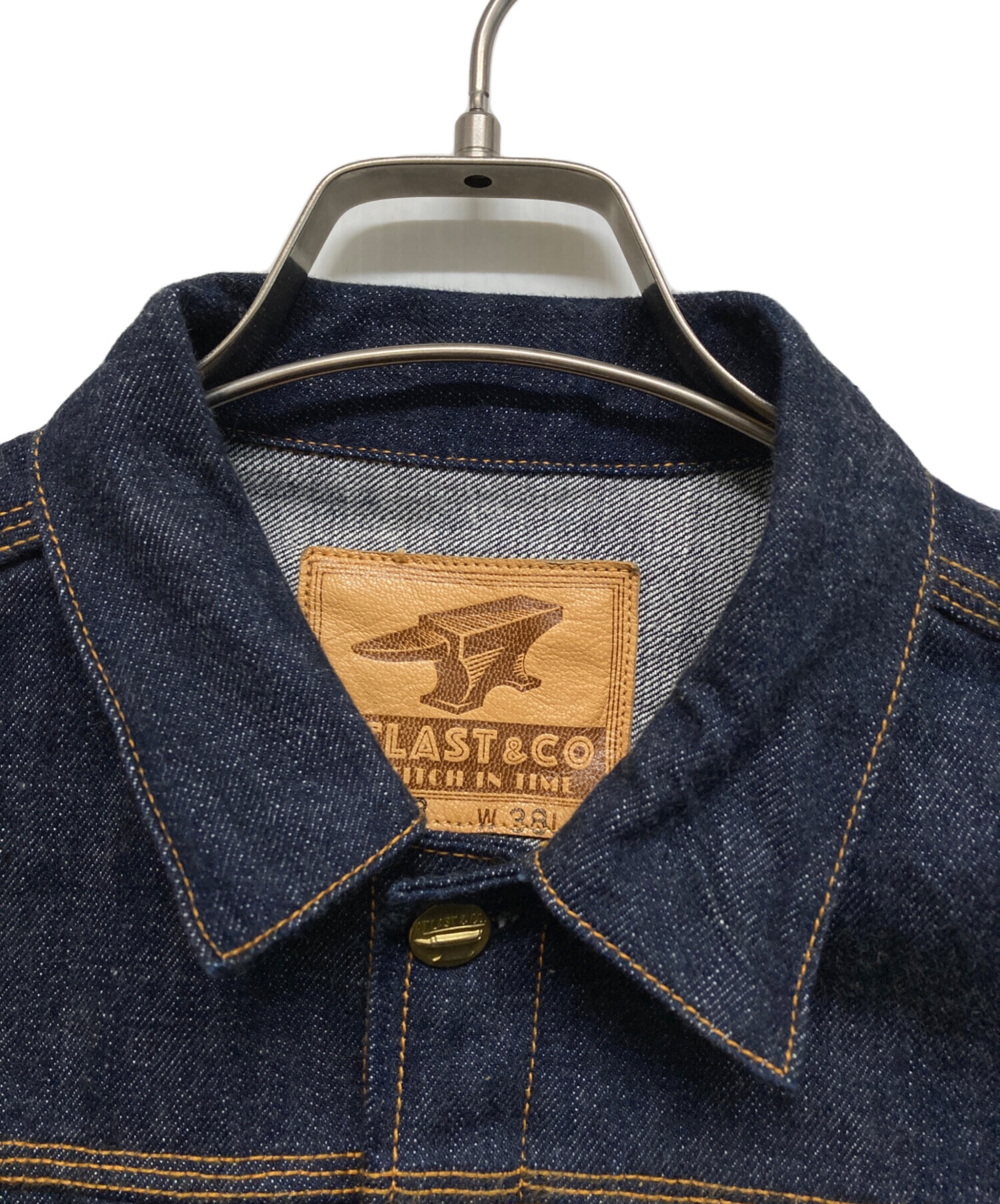 専用アットラストatlast&co オイルドジャケット LOT707 サイズ38 中古・古着通販】ATLAST & CO (アットラスト) デニムジャケット