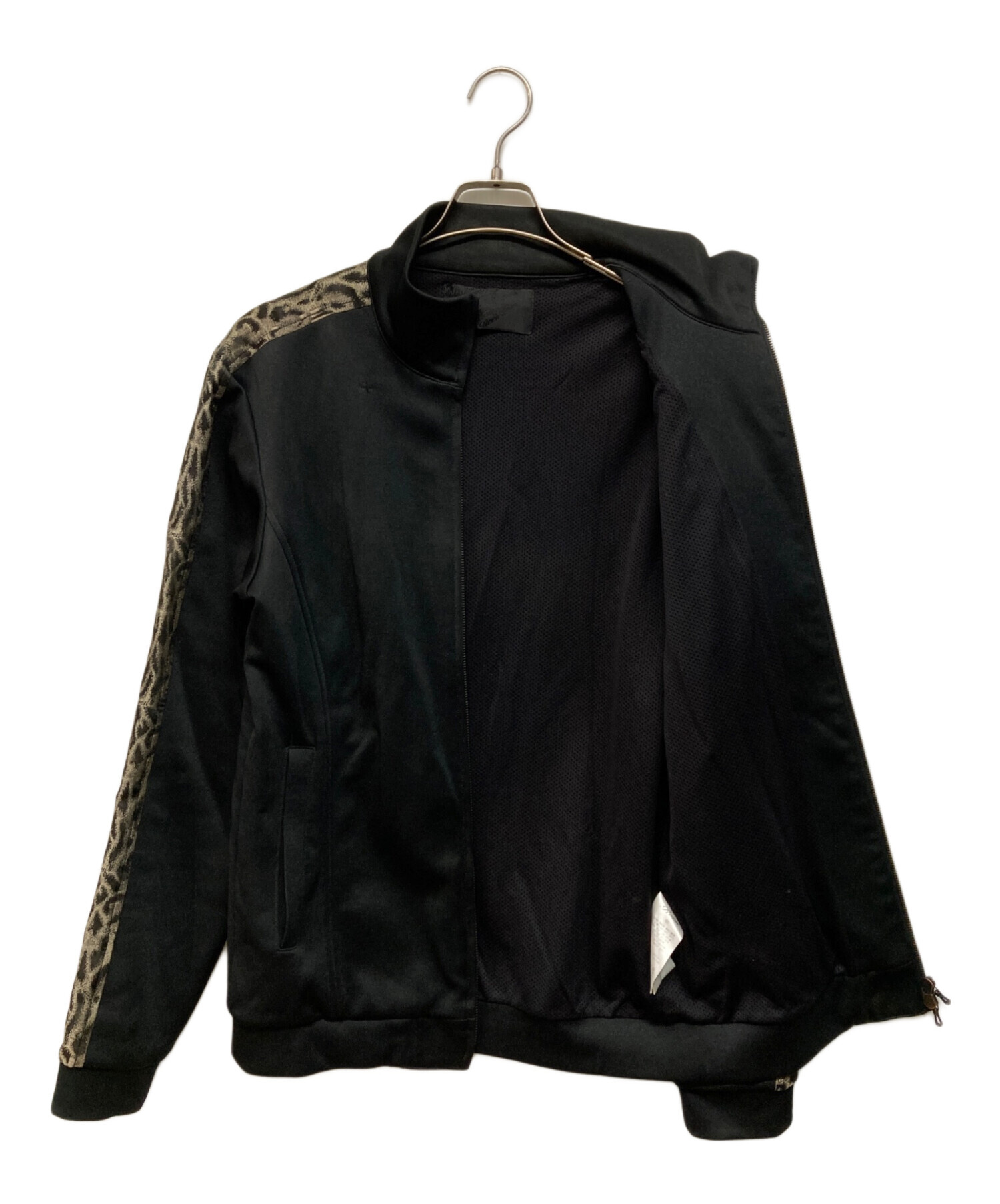 【極美品】Roen(ロエン)トラックジャケット/ジャージ/スワロフスキー/スカル 中古・古着通販】Roen (ロエン) レオパード柄 バックメタルスカル