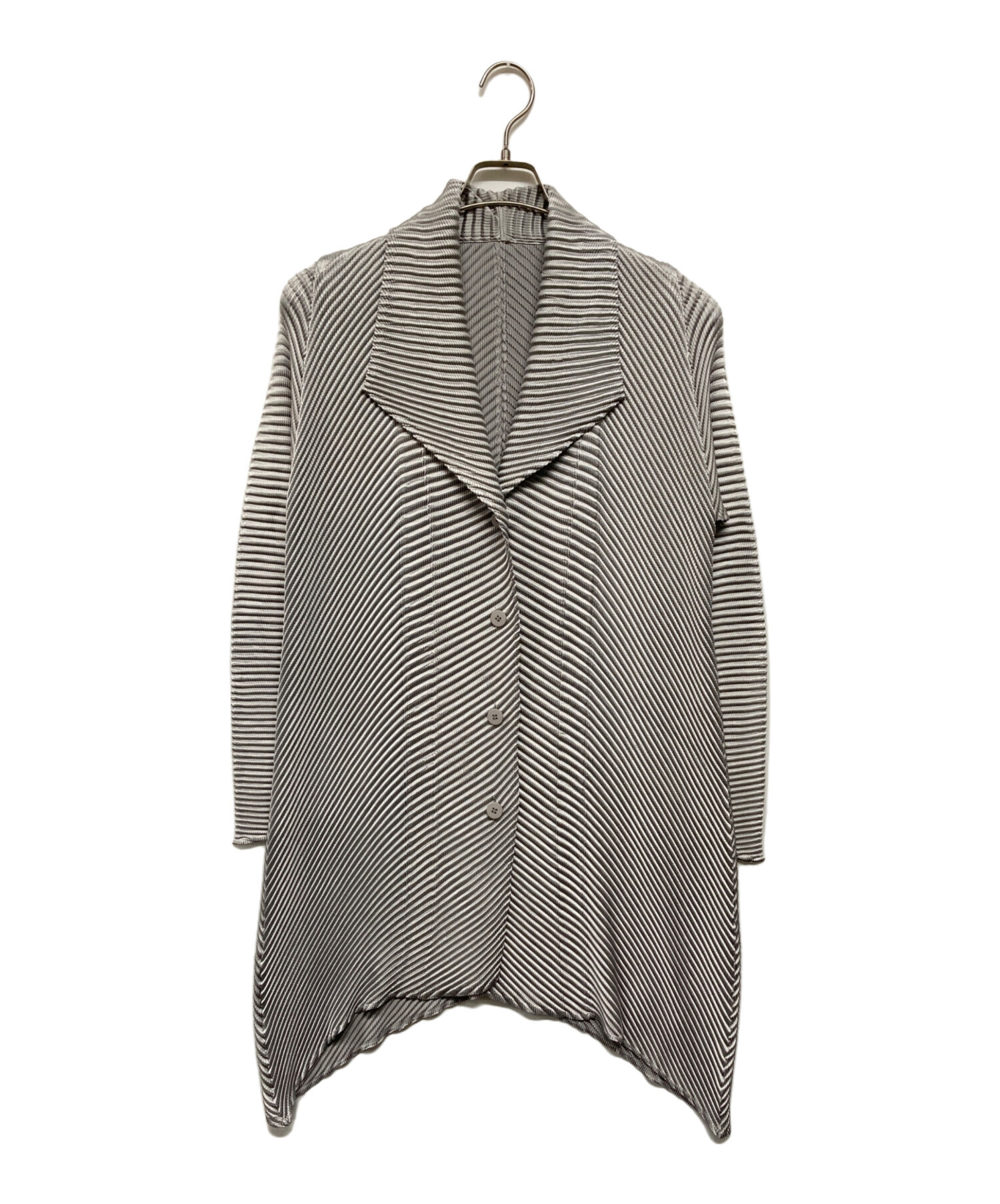 中古・古着通販】ISSEY MIYAKE (イッセイミヤケ) 斜めプリーツショール