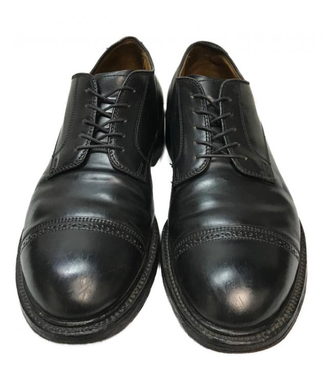 中古・古着通販】ALDEN (オールデン) BLACK CORDOVAN CAP TOE(ブラック