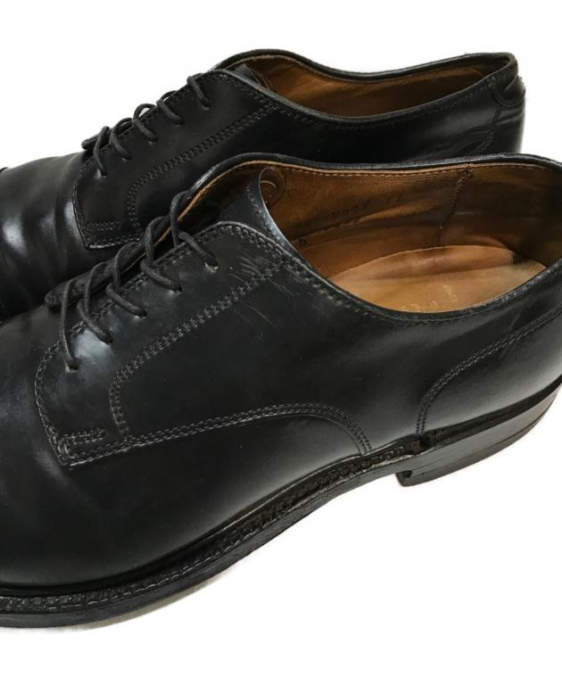 中古・古着通販】ALDEN (オールデン) BLACK CORDOVAN CAP TOE(ブラック