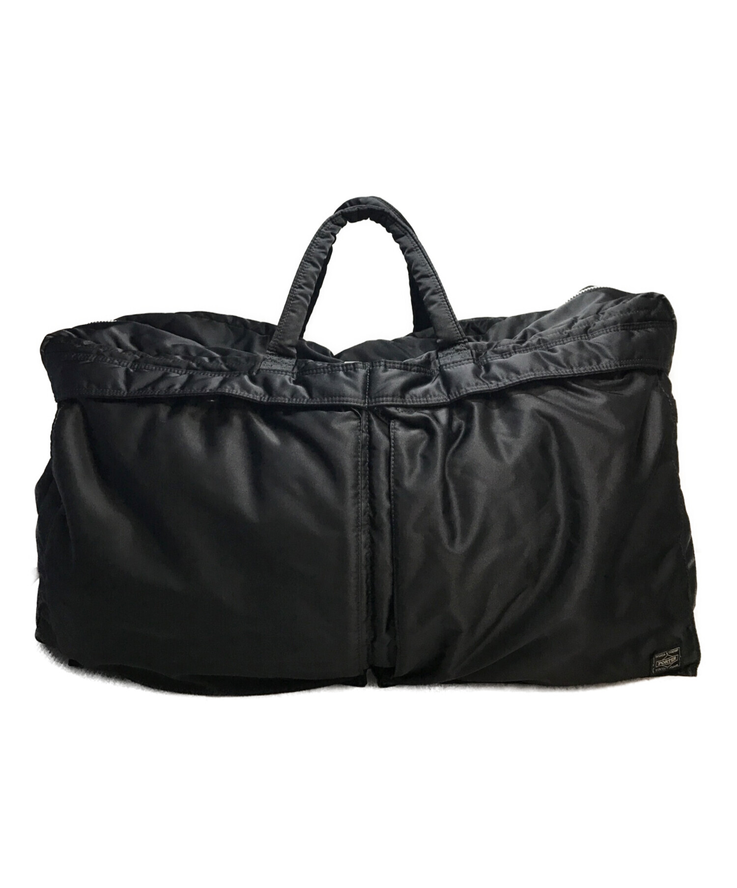【ポーター】PORTERボストンバッグ 2way トラベルバッグ 旅行 出張 黒 中古・古着通販】PORTER (ポーター) 2way トラベルバッグ ボストン